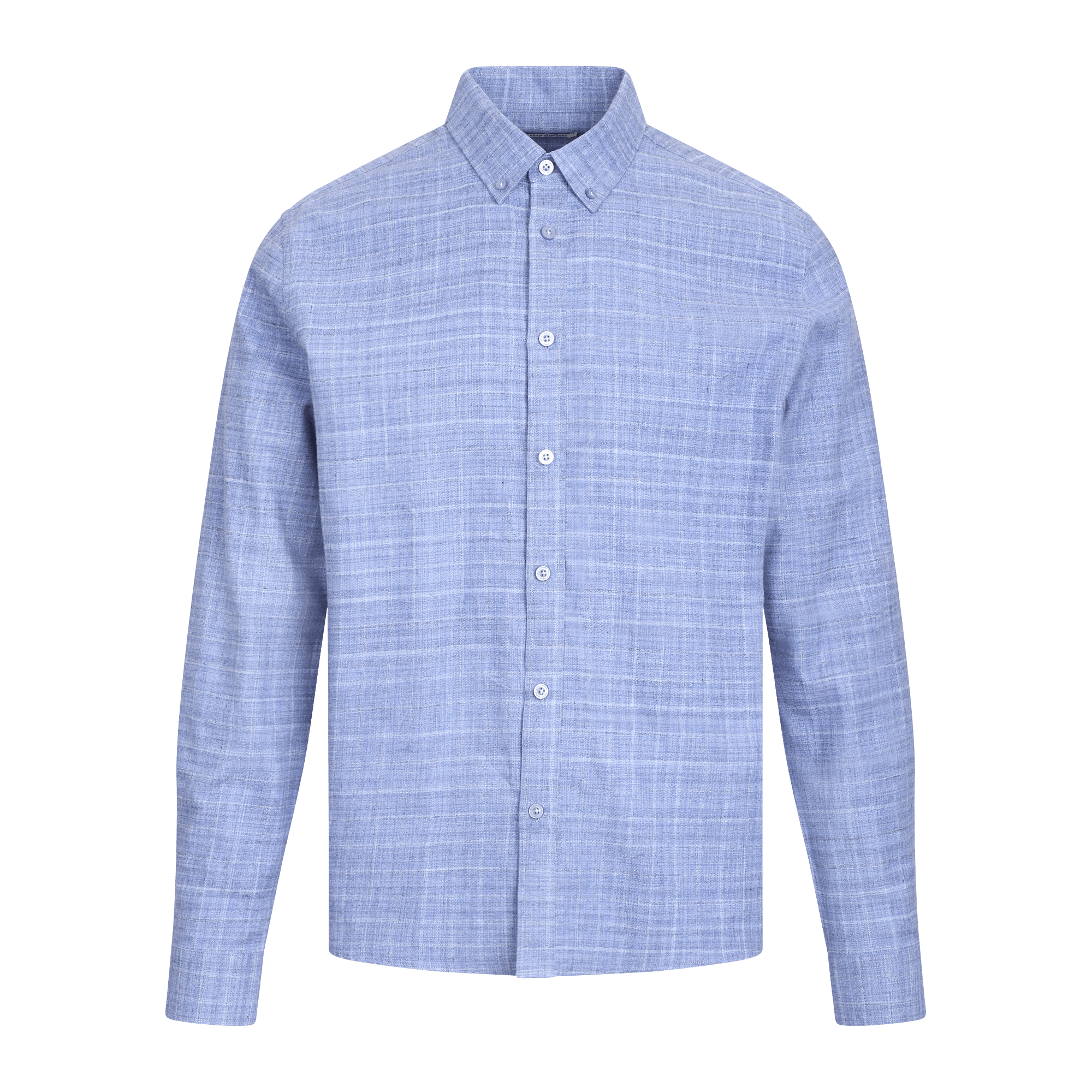 Urban Pioneers Male Ronald LS Shirt SHIRT MID BLUE