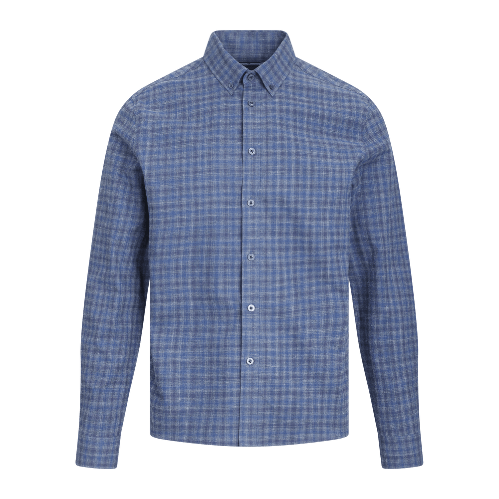 Urban Pioneers Male Ronald LS Shirt SHIRT NAVY CHECK