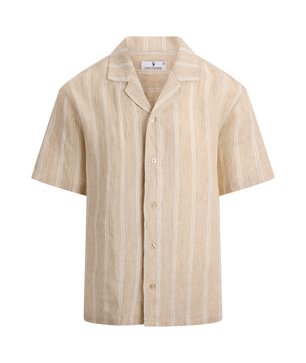 Urban Pioneers Male Ronaldo SS Shirt SS SHIRT LIGHT SAND