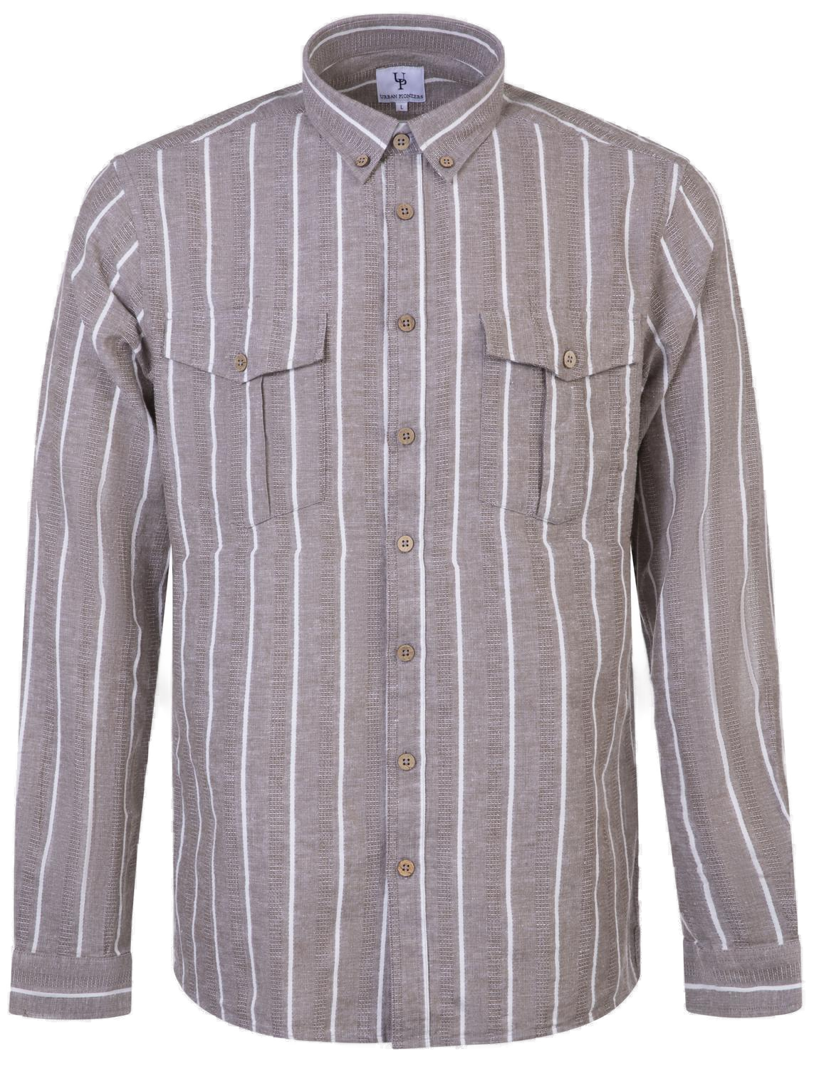 Urban Pioneers Male Russel Shirt SHIRT DUSKY OLIVE