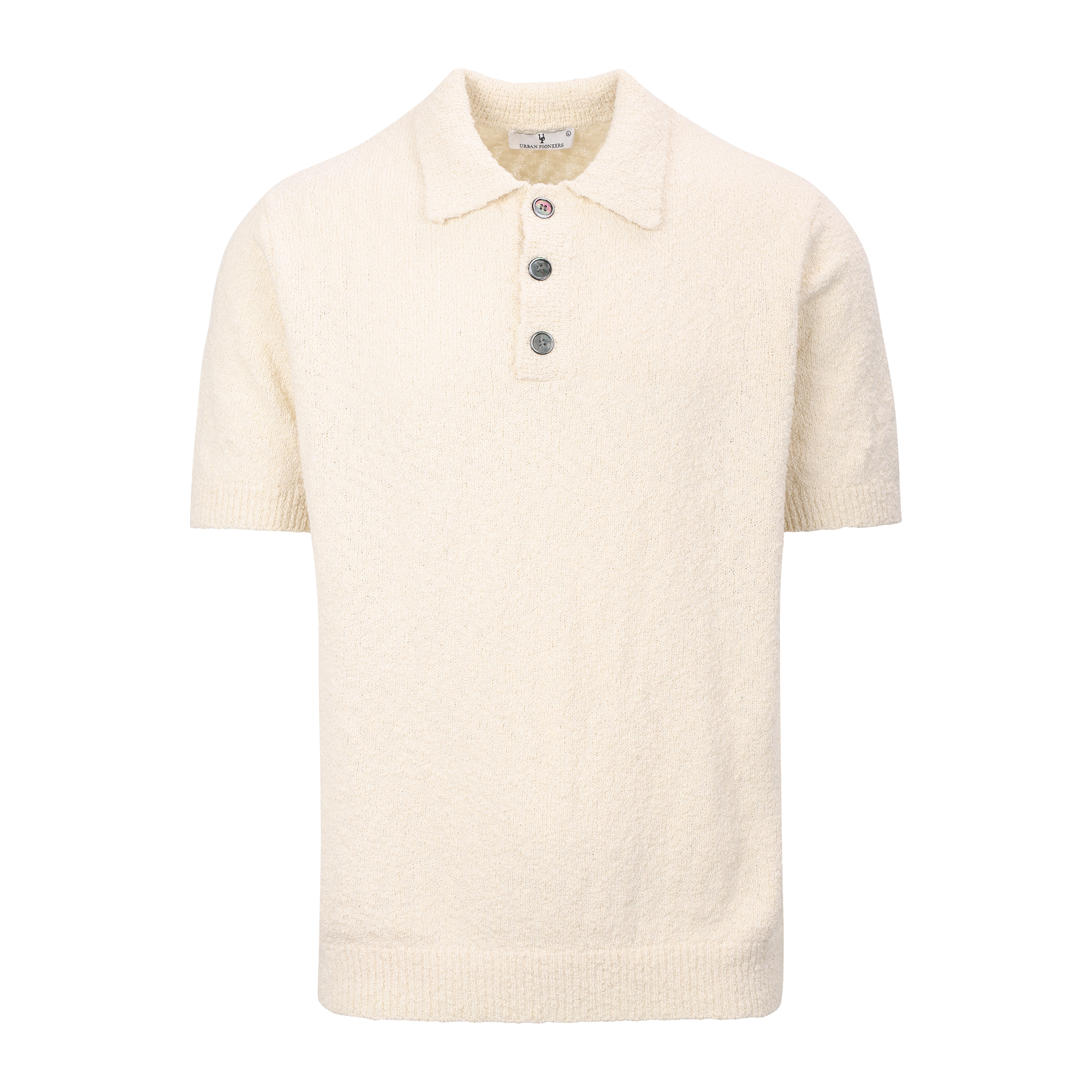 Urban Pioneers Male Sacha Pique PIQUE CREAM