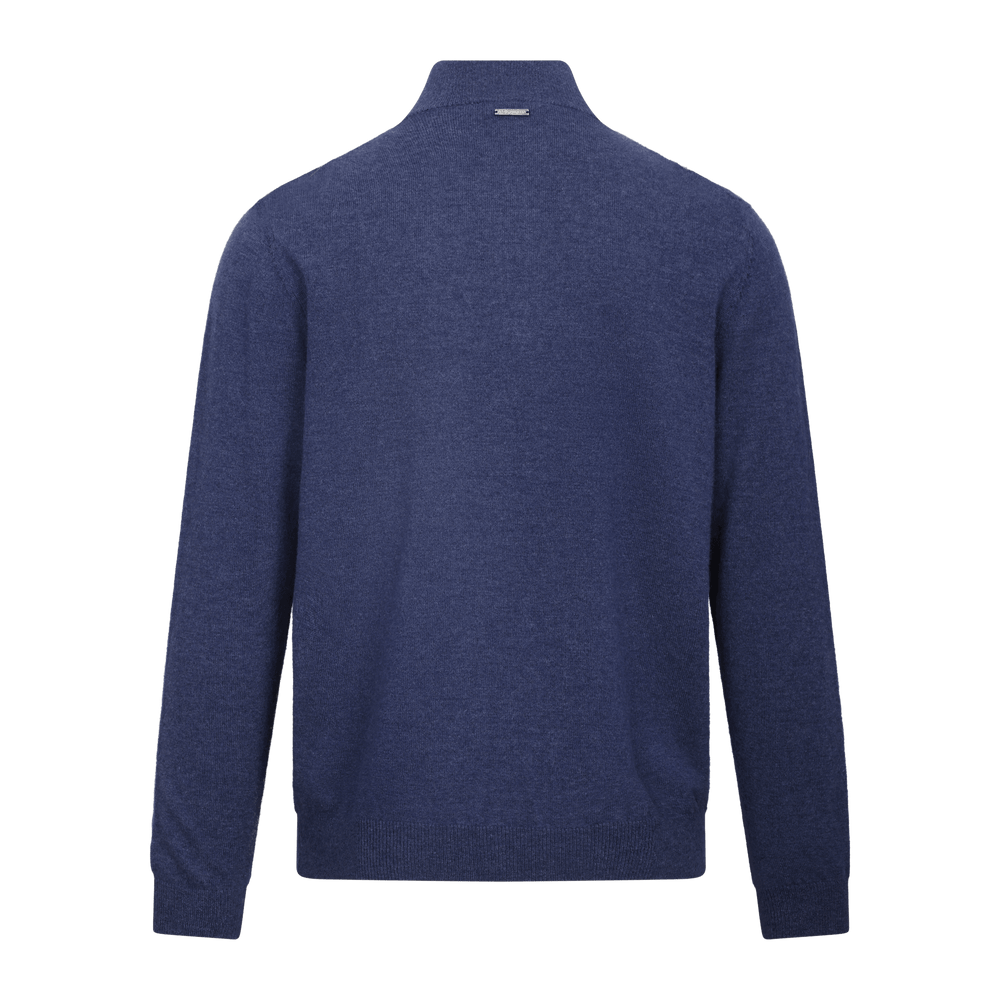 Urban Pioneers Male Sairus Half-zip SWEATER MID BLUE