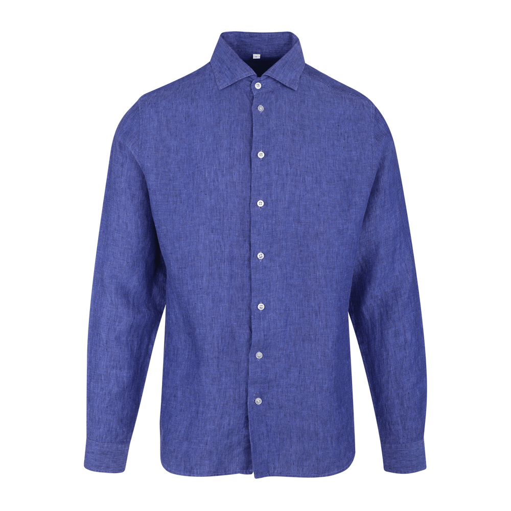 Urban Pioneers Male Salvatore LS SHIRT BLUE