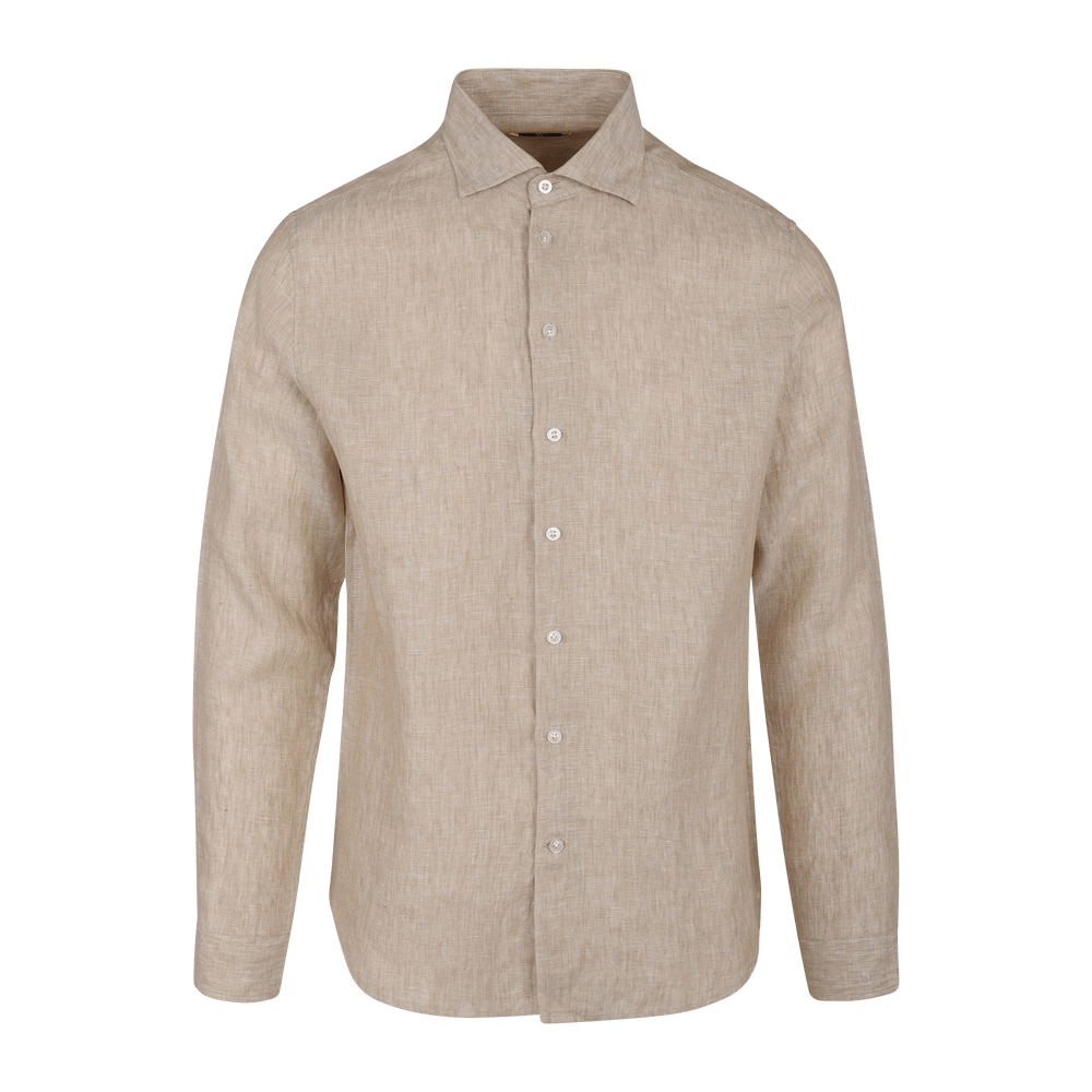 Urban Pioneers Male Salvatore LS SHIRT SAND