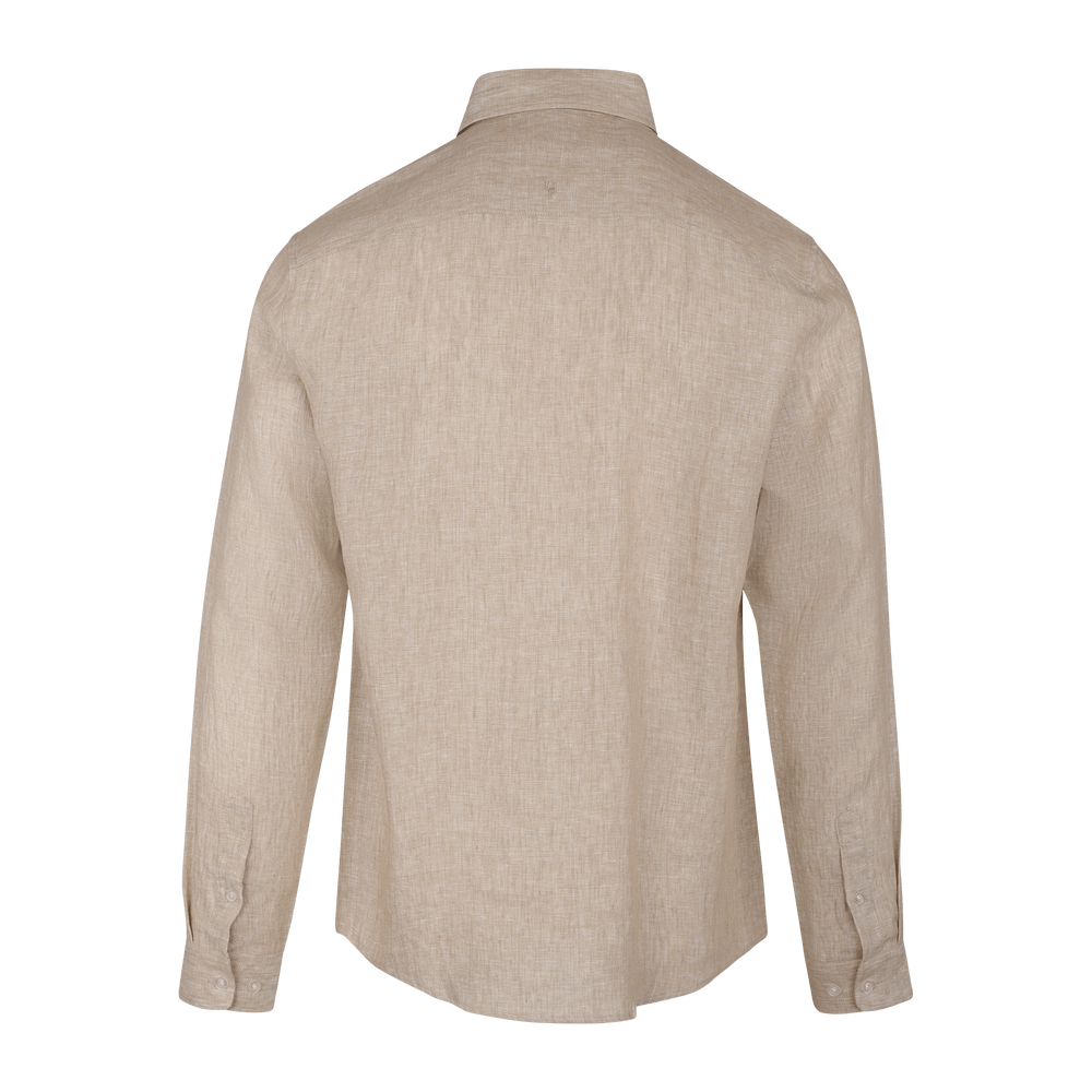 Urban Pioneers Male Salvatore LS SHIRT SAND