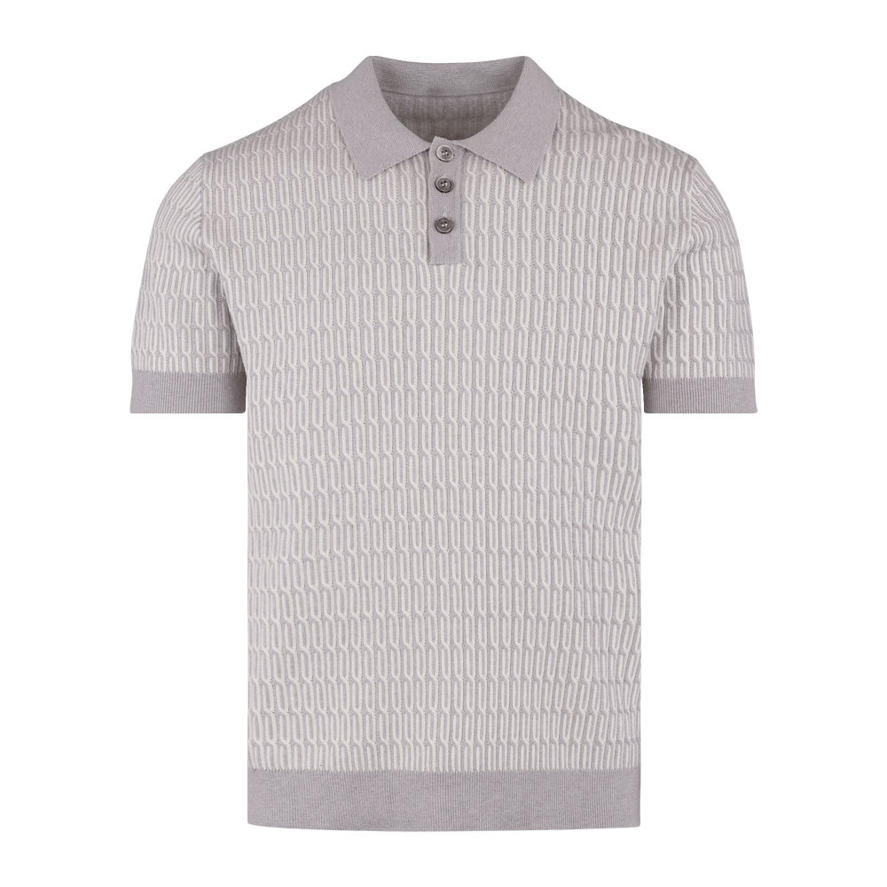 Urban Pioneers Male Santino Pique PIQUE LIGHT GREY