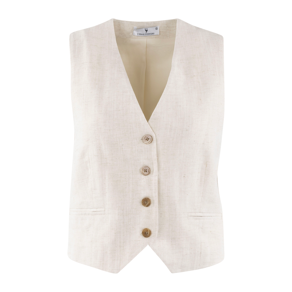 Urban Pioneers Female Selena Waistcoat VEST LIGHT SAND