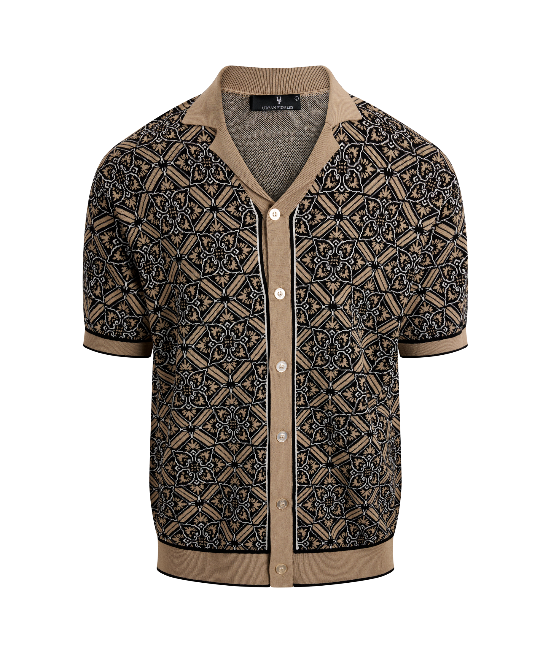 Urban Pioneers Male Silvio SS Shirt SS SHIRT SAND