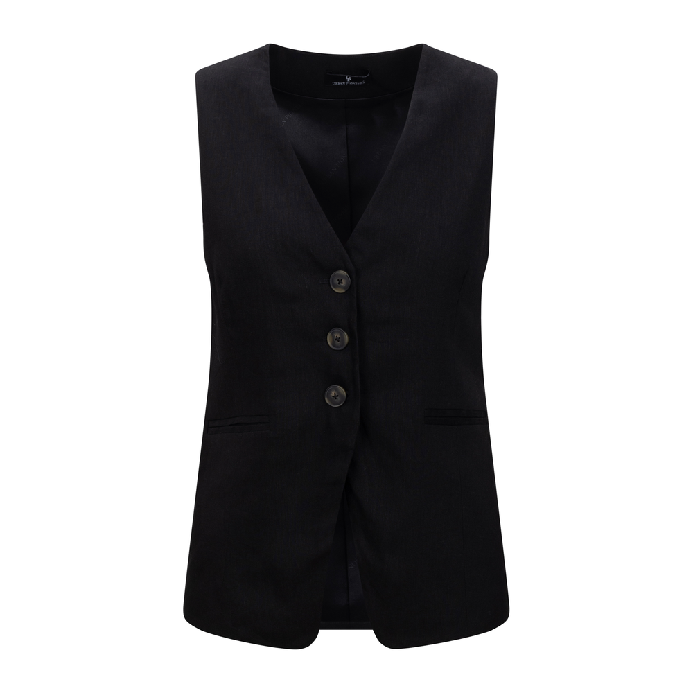 Urban Pioneers Female Simmy Waistcoat VEST BLACK