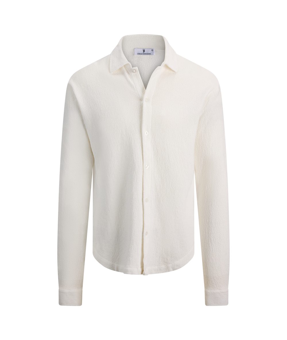 Urban Pioneers Male Sonny LS shirt SHIRT OFFWHITE