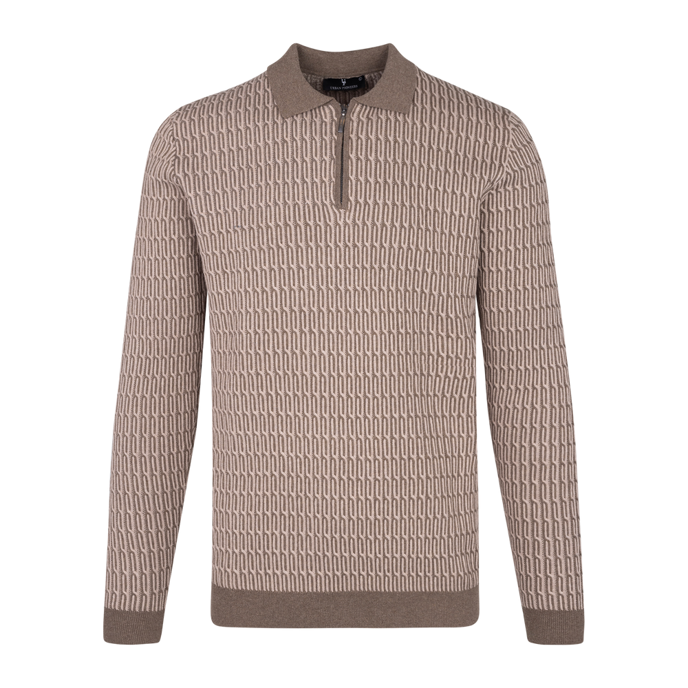 Urban Pioneers Male South Half-zip SWEATER BROWN