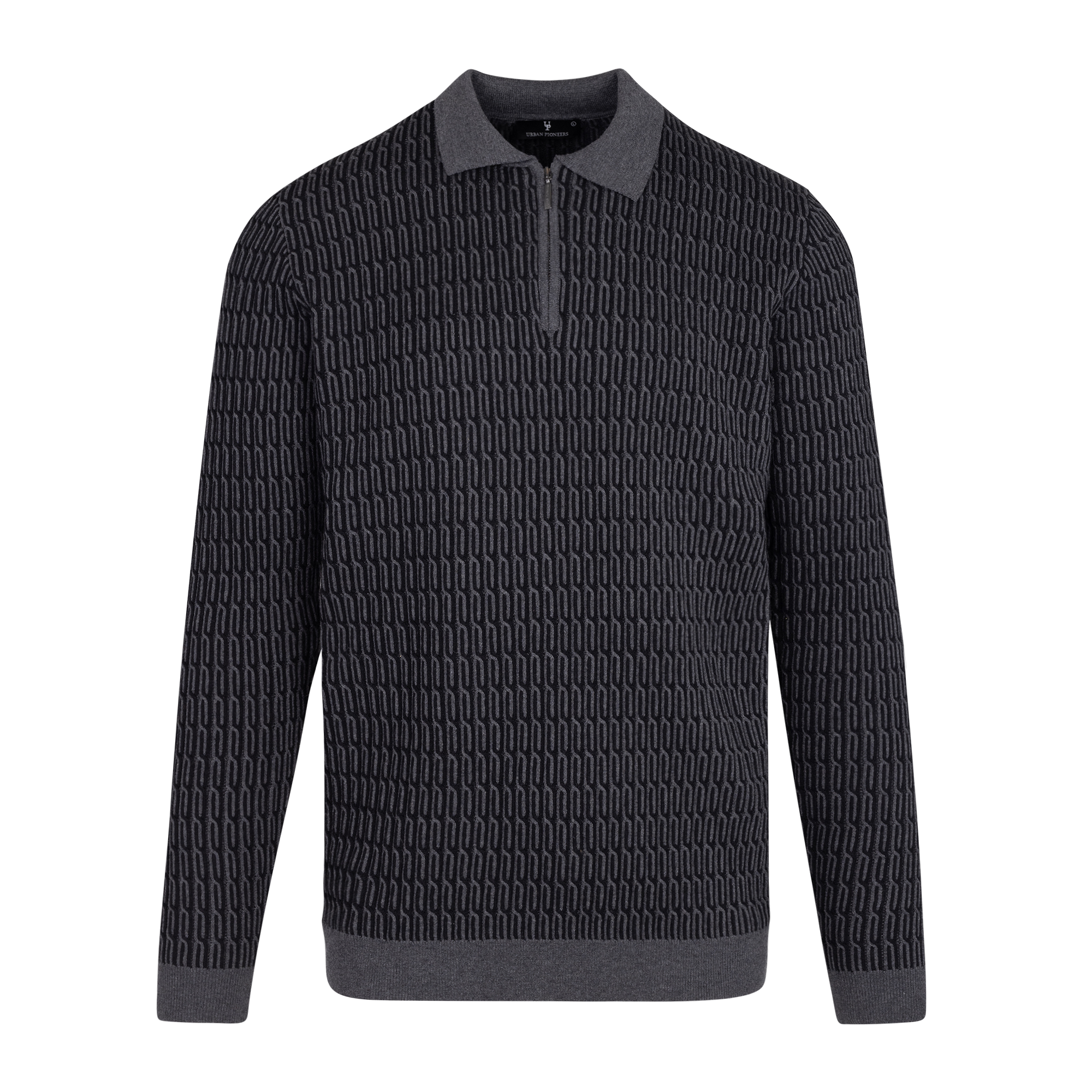 Urban Pioneers Male South Half-zip SWEATER CHARCOAL
