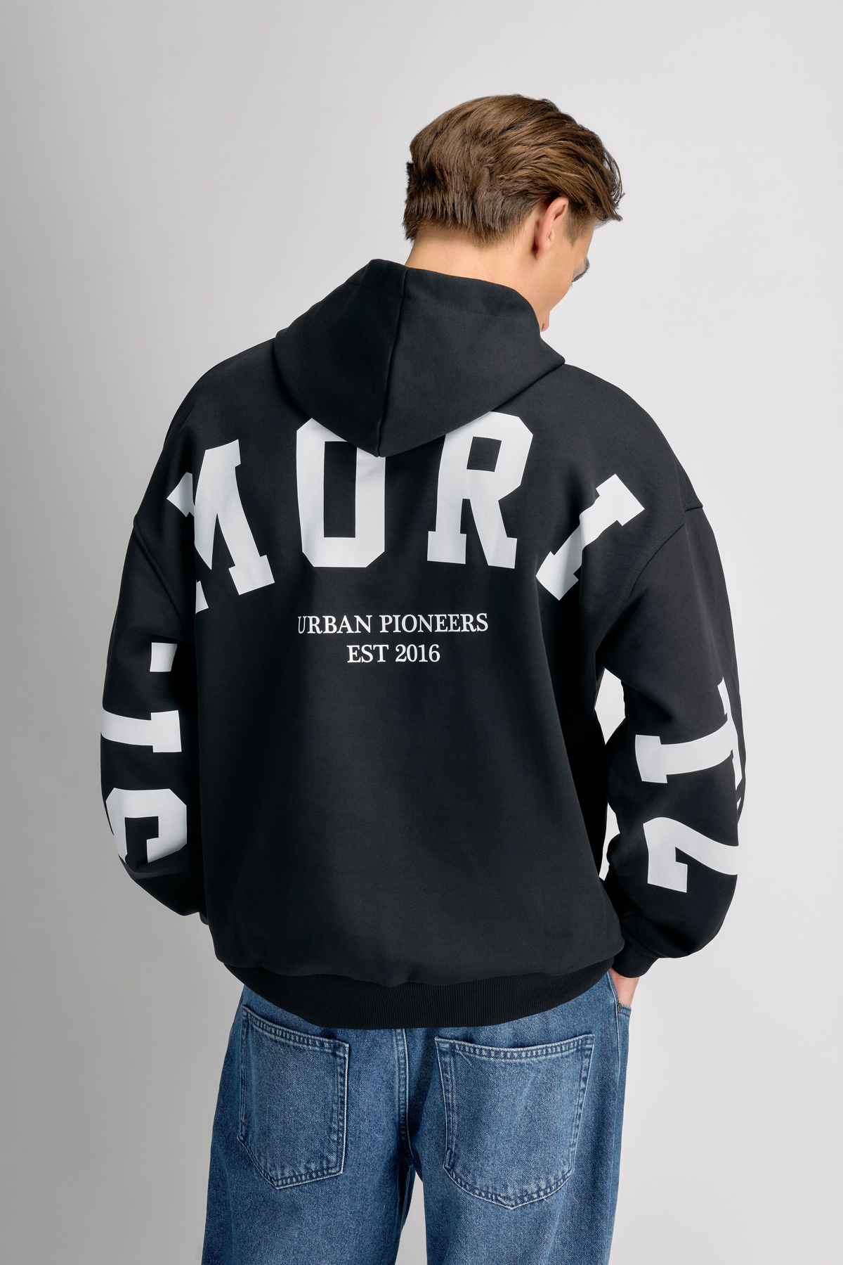 Urban Pioneers Male St.Moritz Hoodie SWEATER BLACK