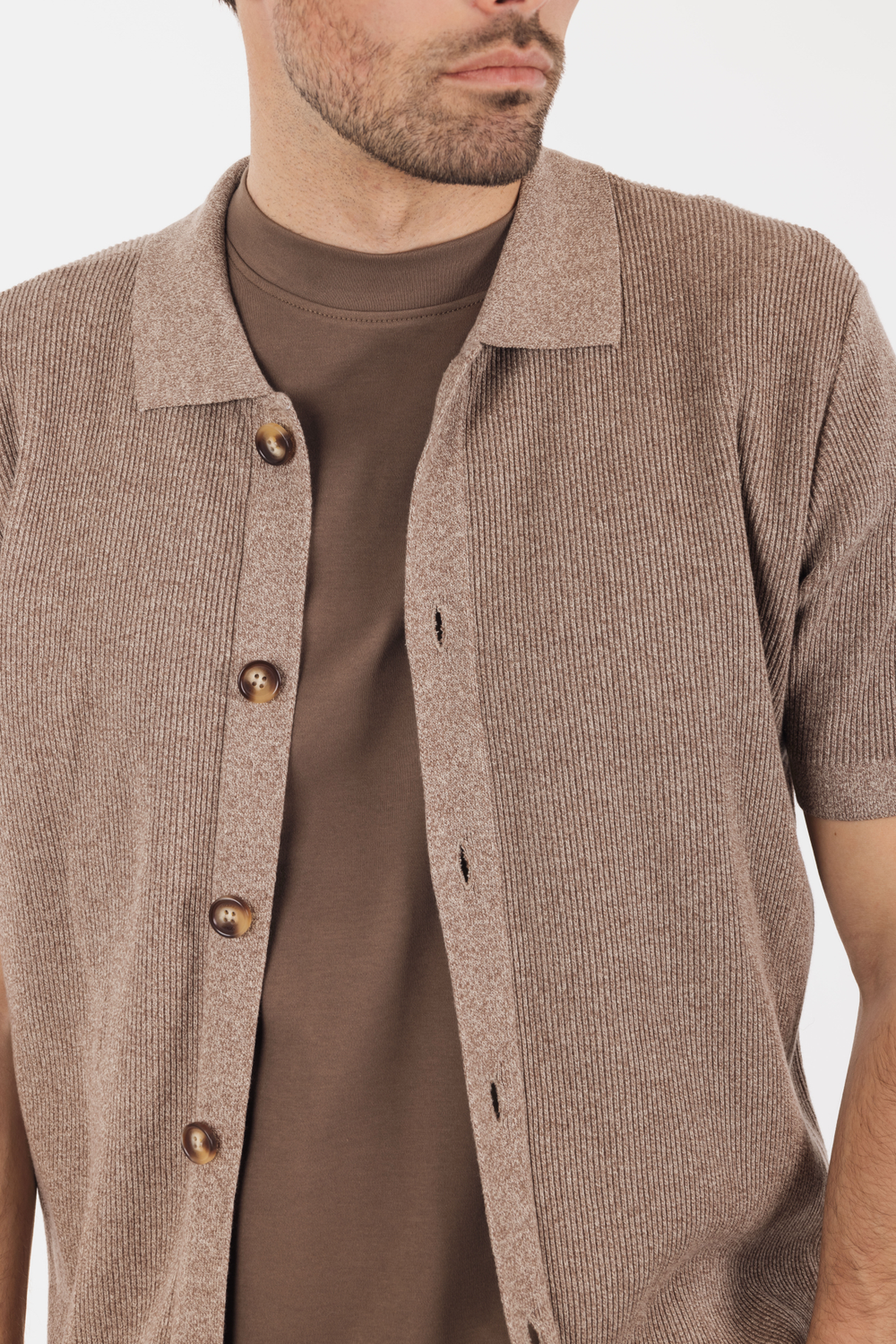 Urban Pioneers Male Star Shirt SHIRT BROWN TWILL