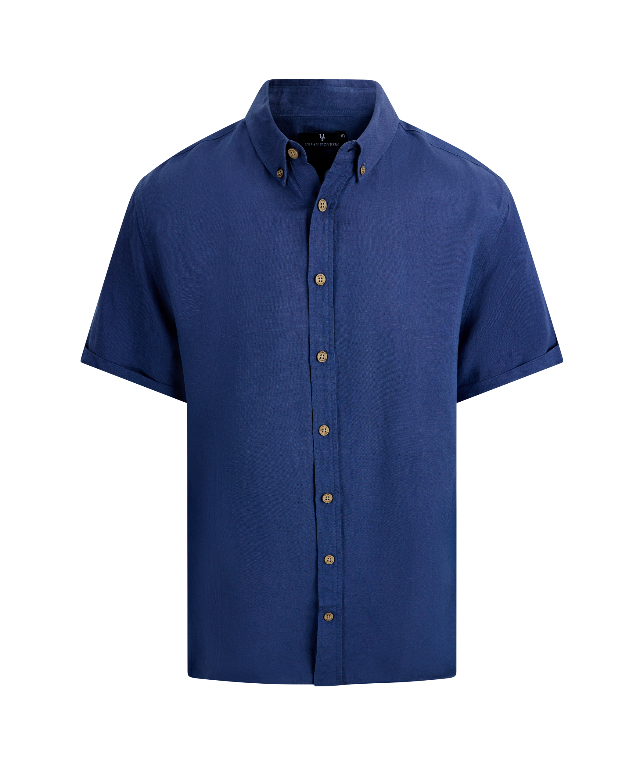 Urban Pioneers Male Stephan SS Shirt SS SHIRT DENIM BLUE