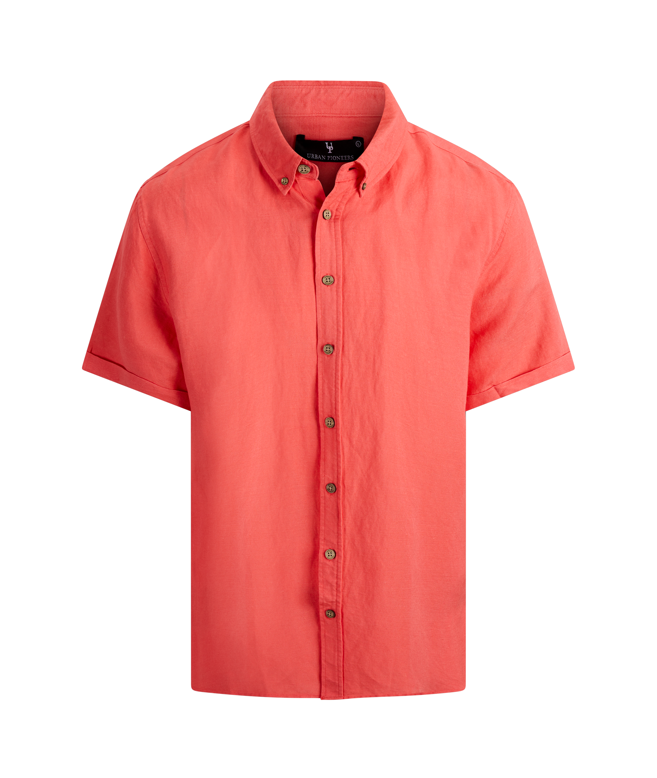 Urban Pioneers Male Stephan SS Shirt SS SHIRT WASHED RED