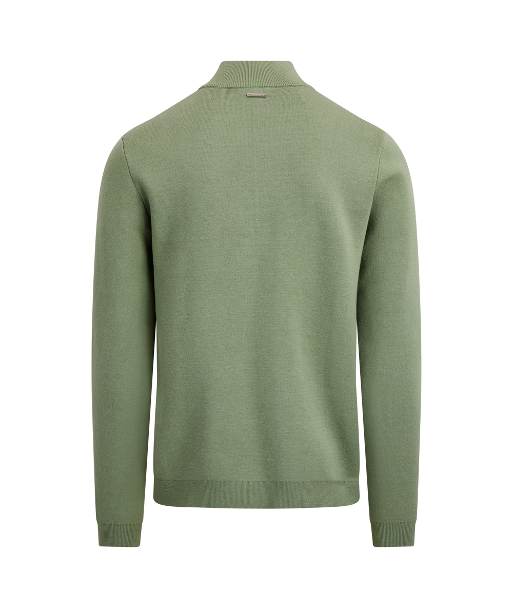 Urban Pioneers Male Succa Half-zip SWEATER HEDGE GREEN
