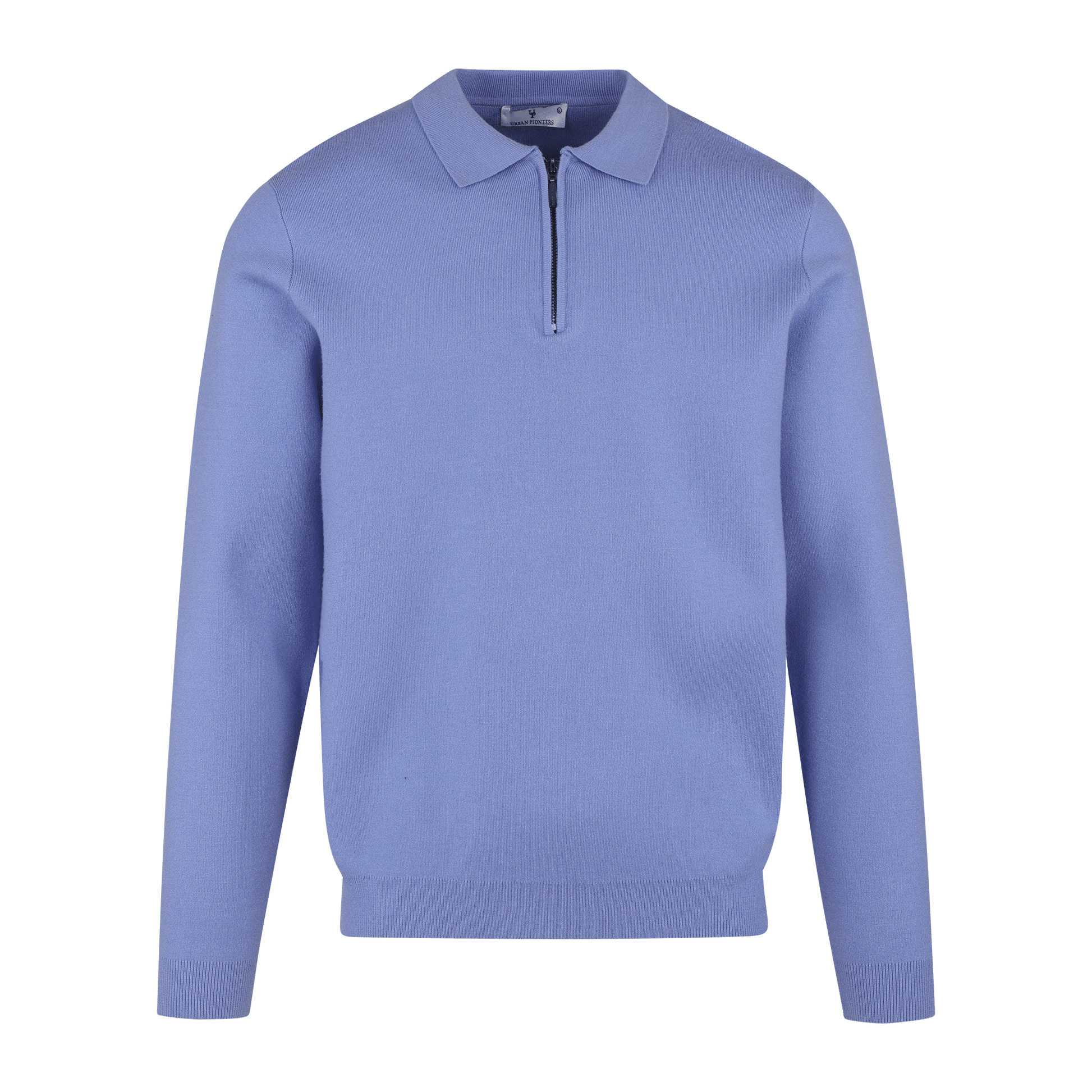 Urban Pioneers Male Succa Polo Half-zip SWEATER BLUE BONNET