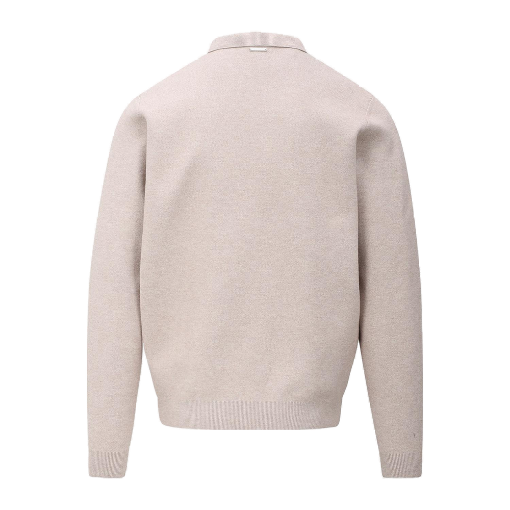 Urban Pioneers Male Succa Polo Half-zip SWEATER LIGHT SAND