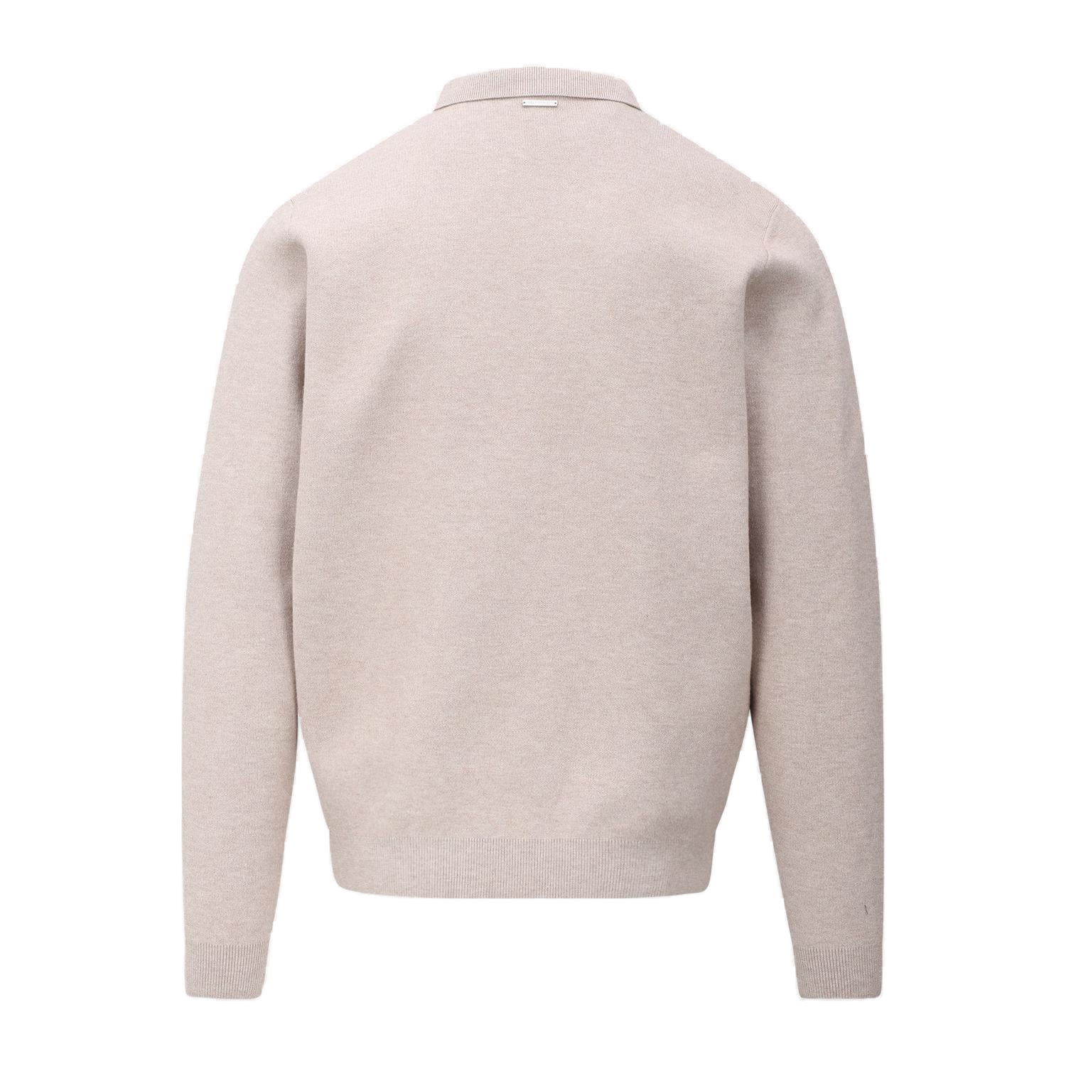 Urban Pioneers Male Succa Polo Half-zip SWEATER LIGHT SAND