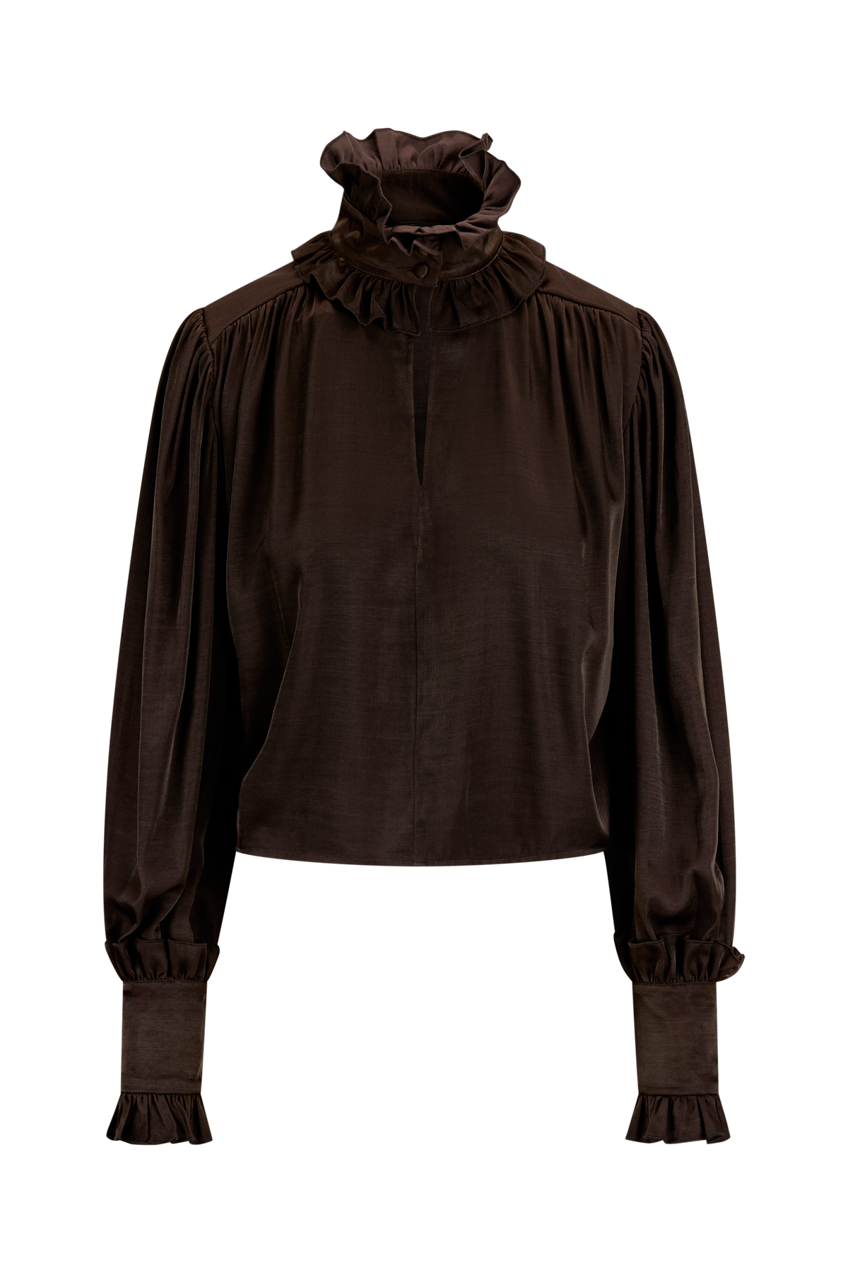 Urban Pioneers Female Sunita Blouse BLOUSE BLACK COFFEE