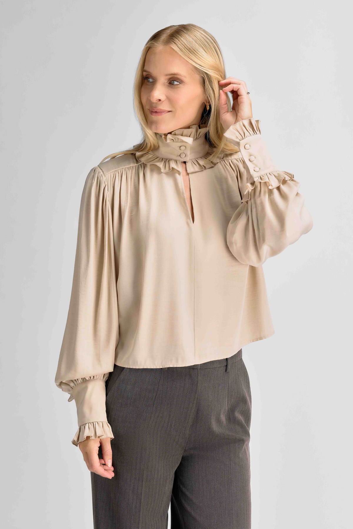 Urban Pioneers Female Sunita Blouse BLOUSE CREAM