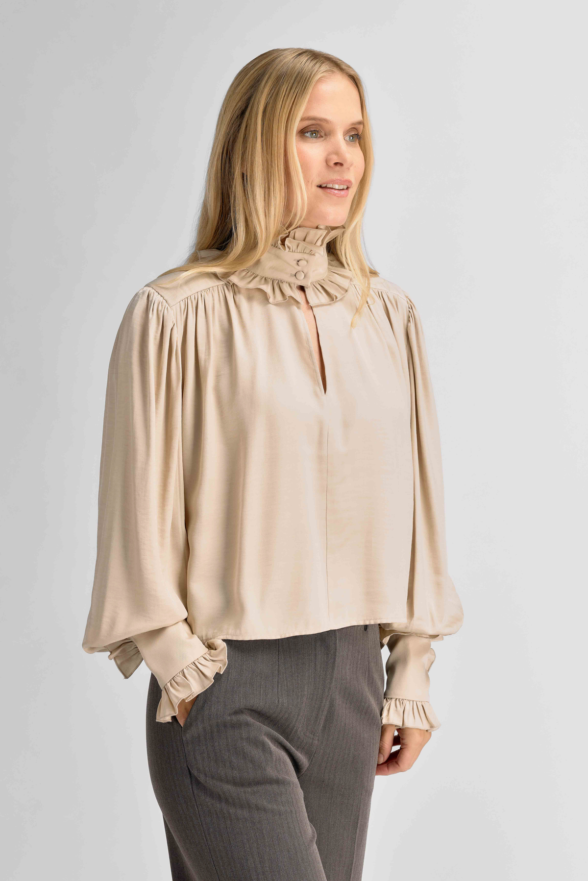 Urban Pioneers Female Sunita Blouse BLOUSE CREAM