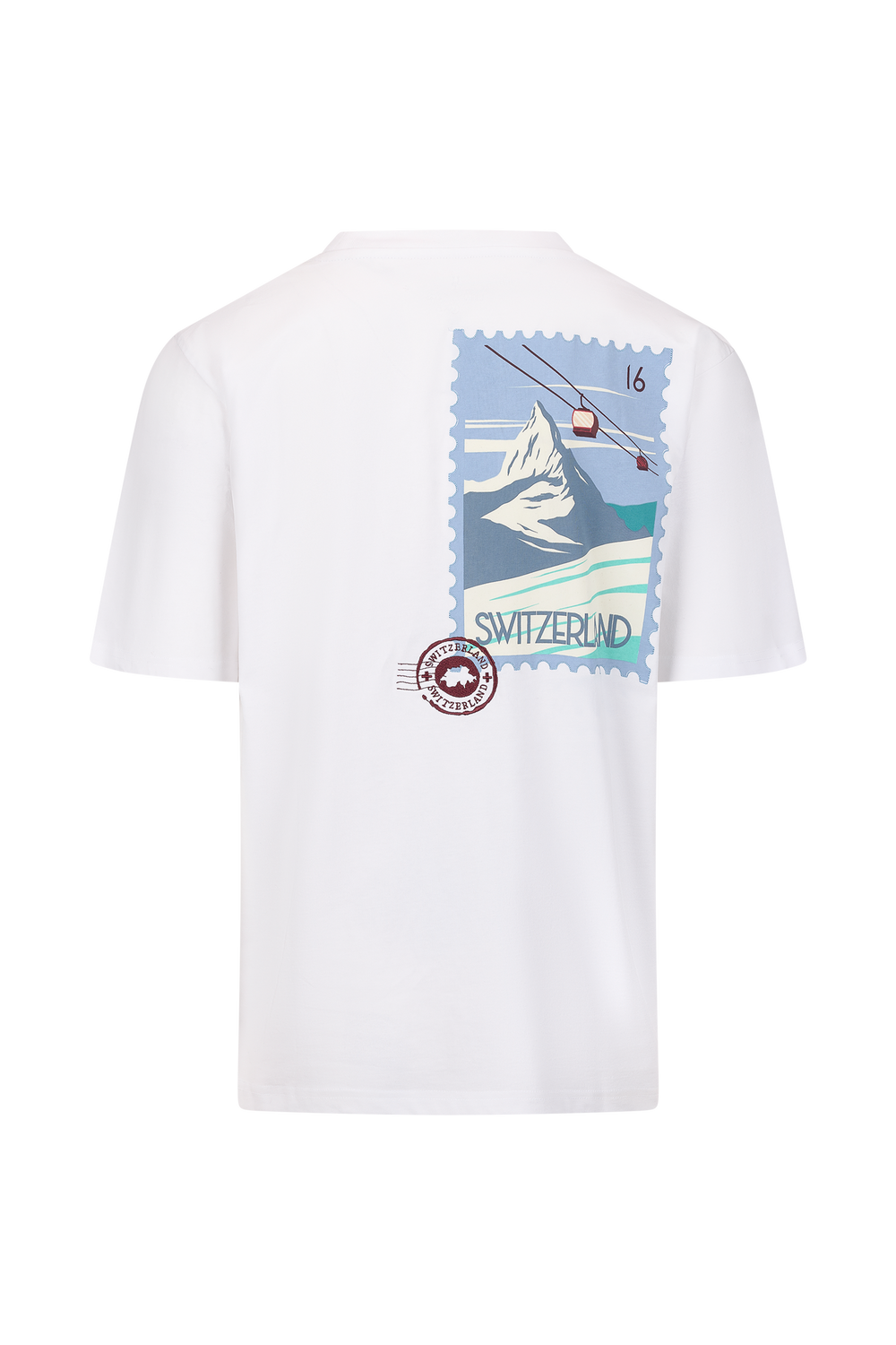 Urban Pioneers Male Switzerland Tee T-SHIRT SNOW WHITE