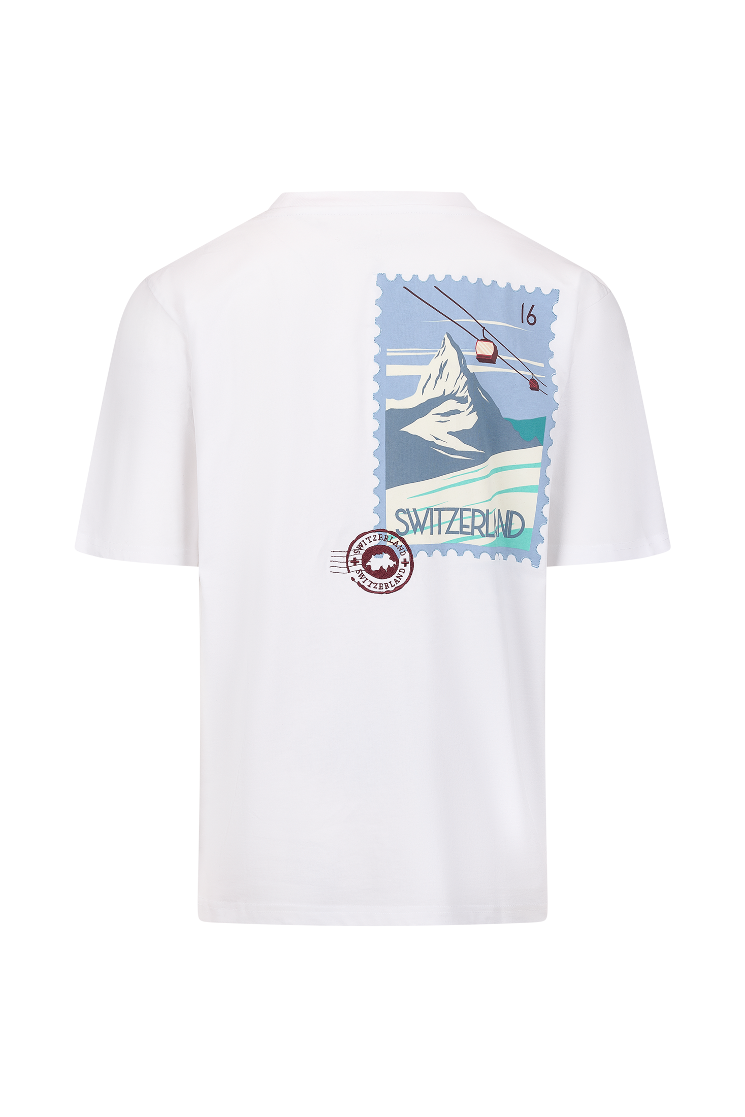 Urban Pioneers Male Switzerland Tee T-SHIRT SNOW WHITE