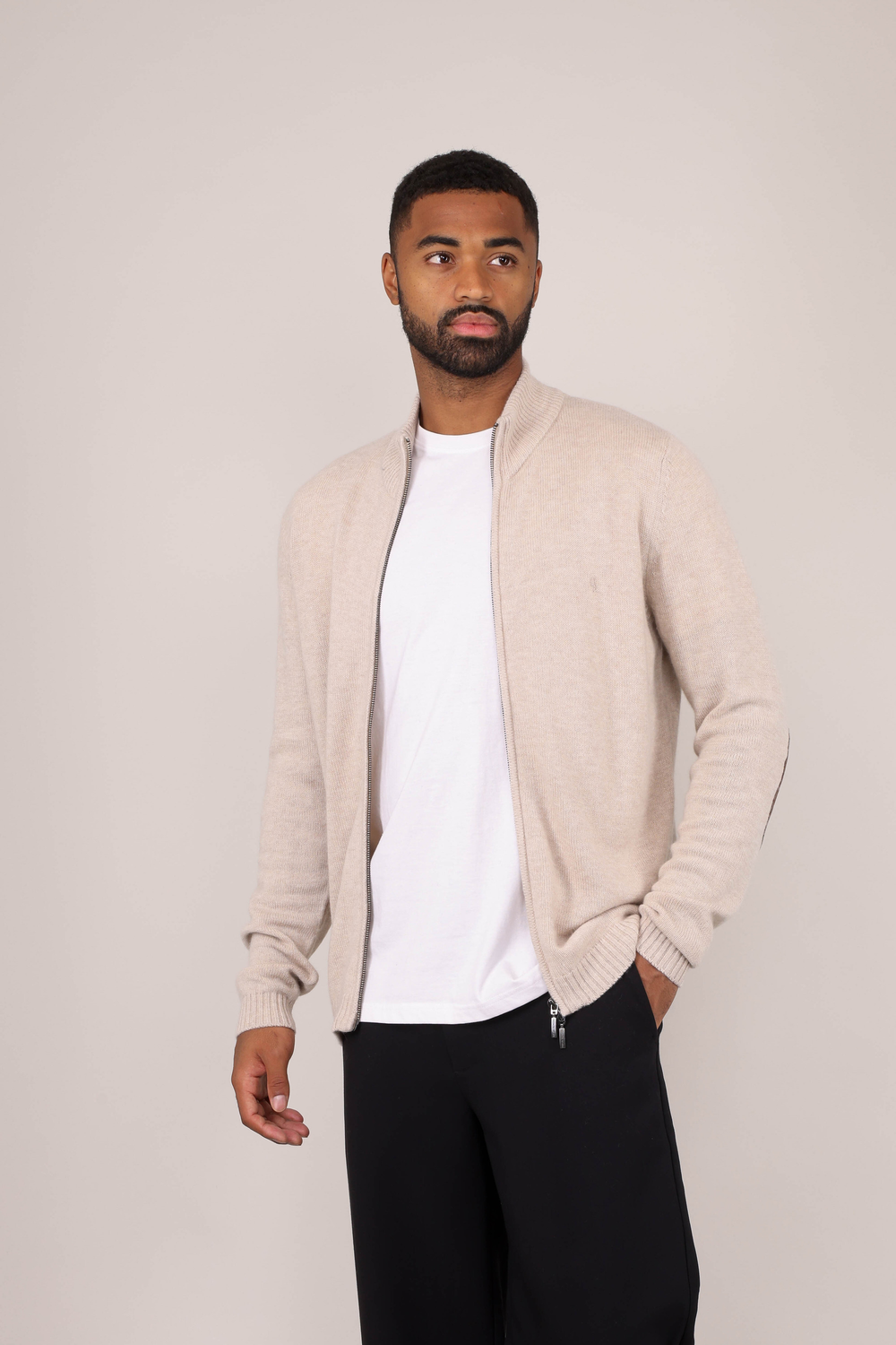 Urban Pioneers Male Tasse Cardigan CARDIGAN OATMEAL