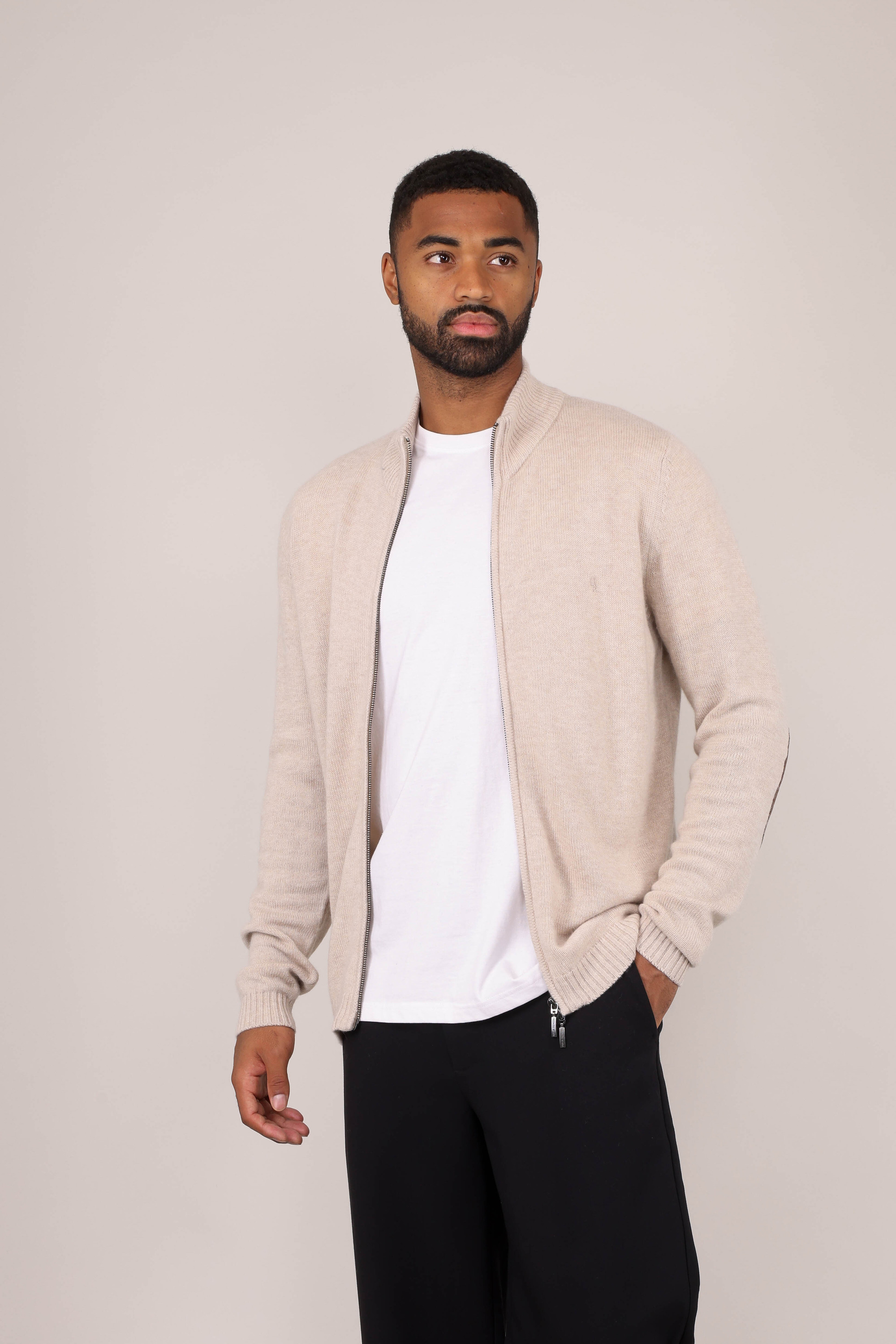 Urban Pioneers Male Tasse Cardigan CARDIGAN OATMEAL