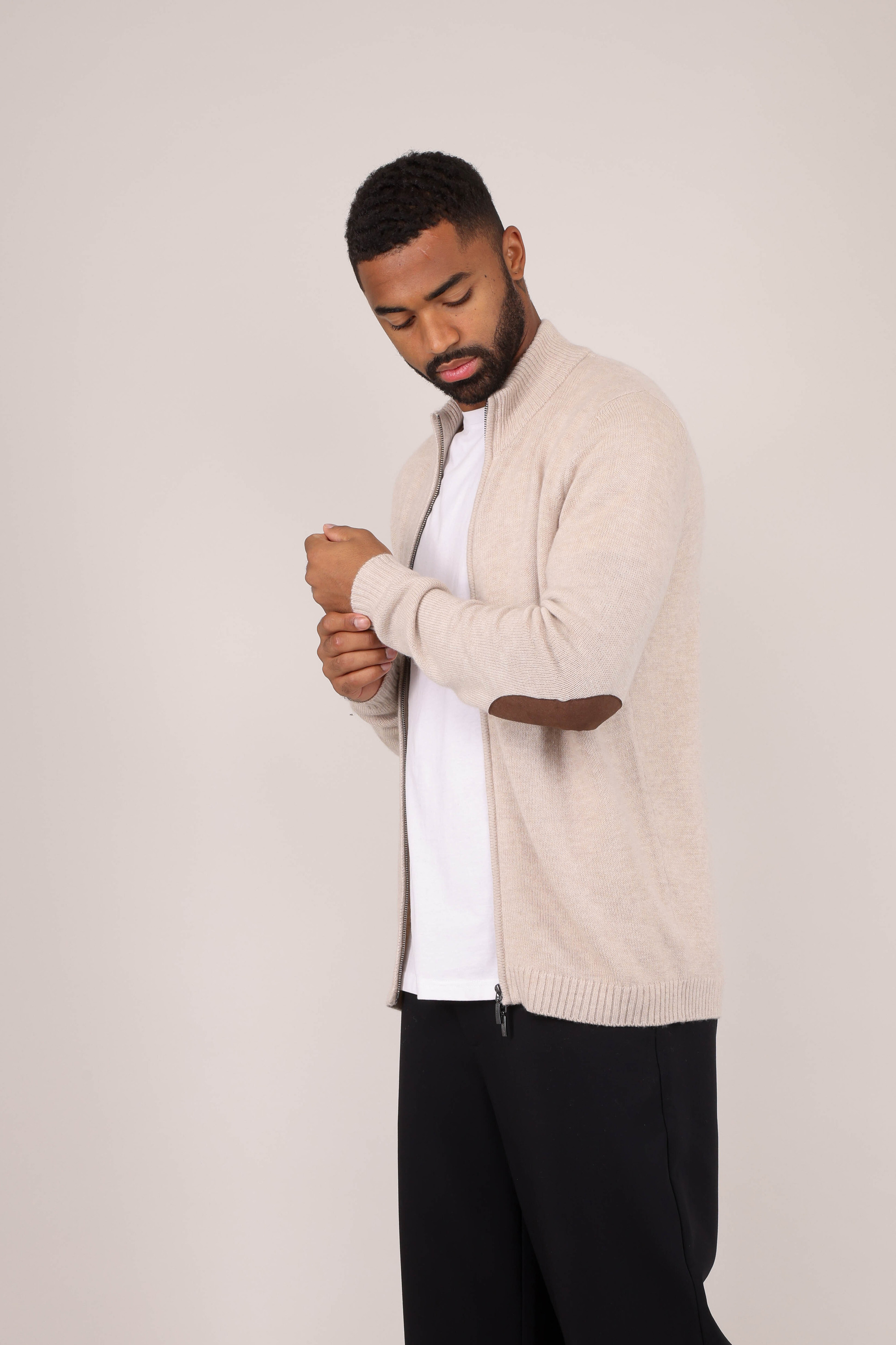 Urban Pioneers Male Tasse Cardigan CARDIGAN OATMEAL