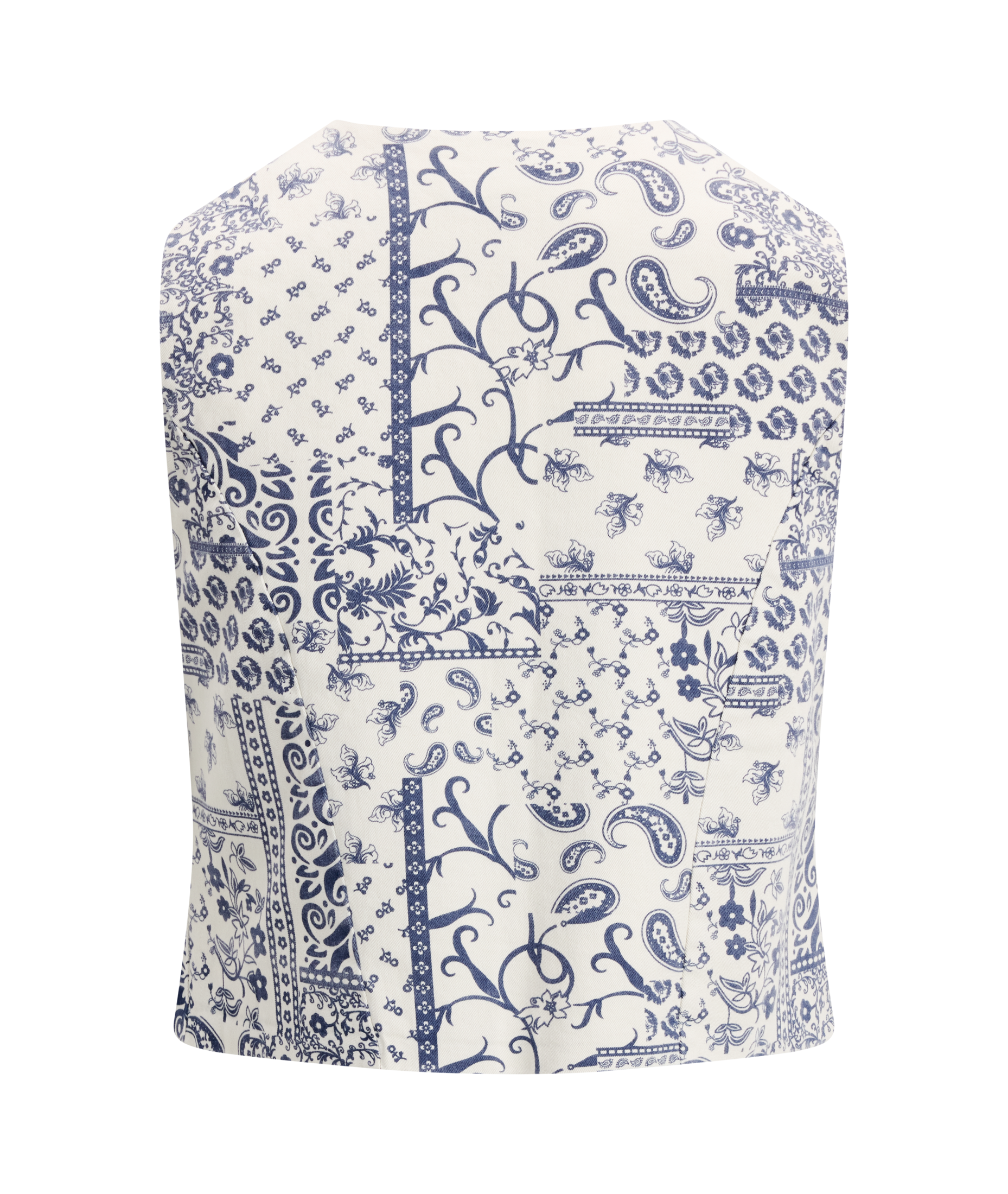 Urban Pioneers Female Terina Top TOP NAVY AOP