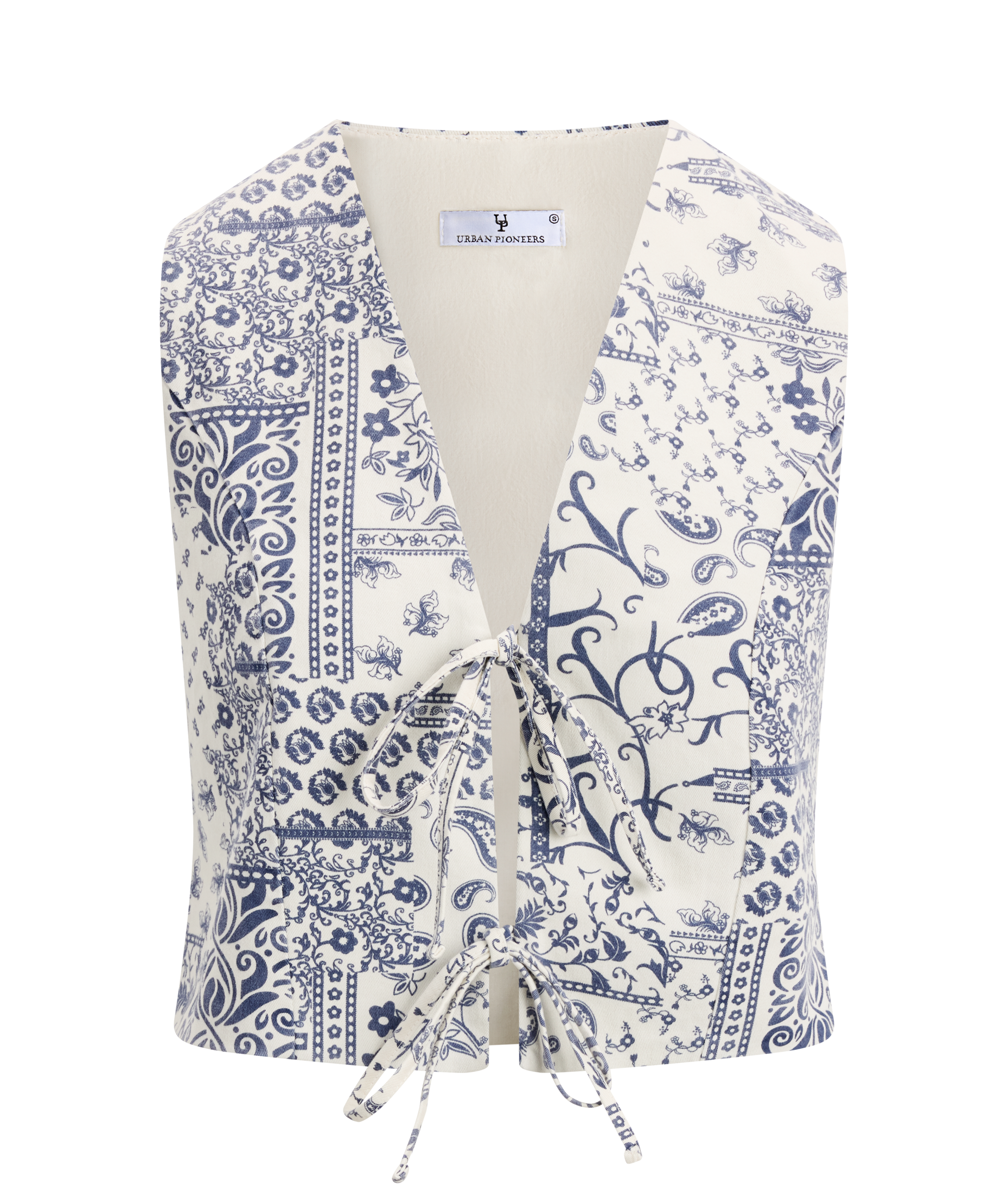 Urban Pioneers Female Terina Top TOP NAVY AOP