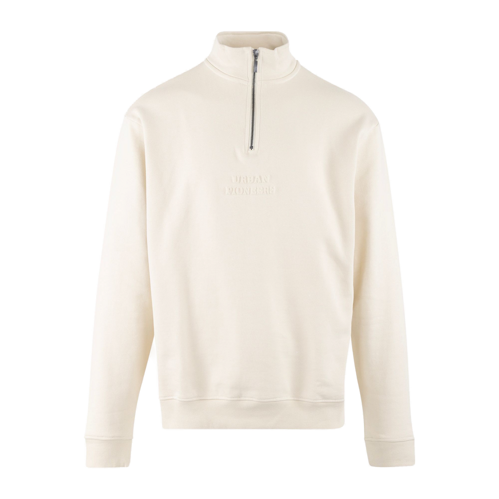 Urban Pioneers Male Thorin Half-zip SWEATER BIRCH