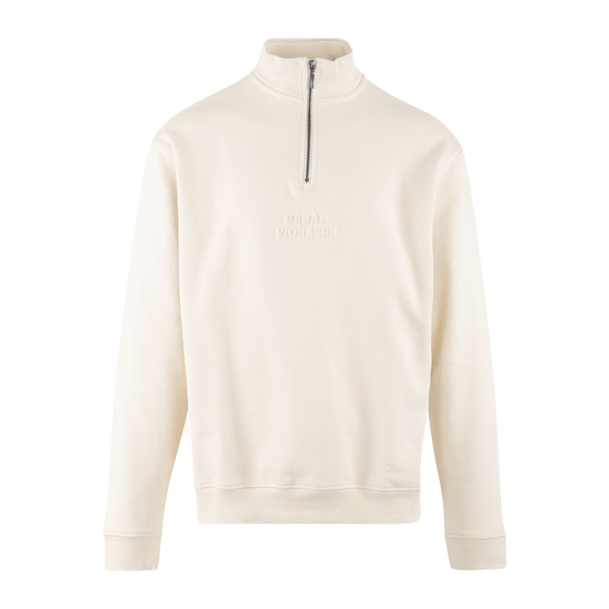 Urban Pioneers Male Thorin Half-zip SWEATER BIRCH