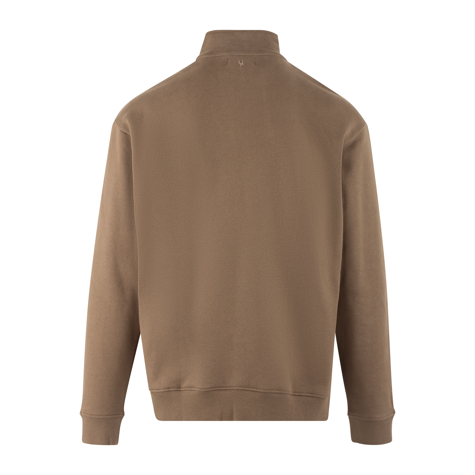 Urban Pioneers Male Thorin Half-zip SWEATER COCOLATE CHIP