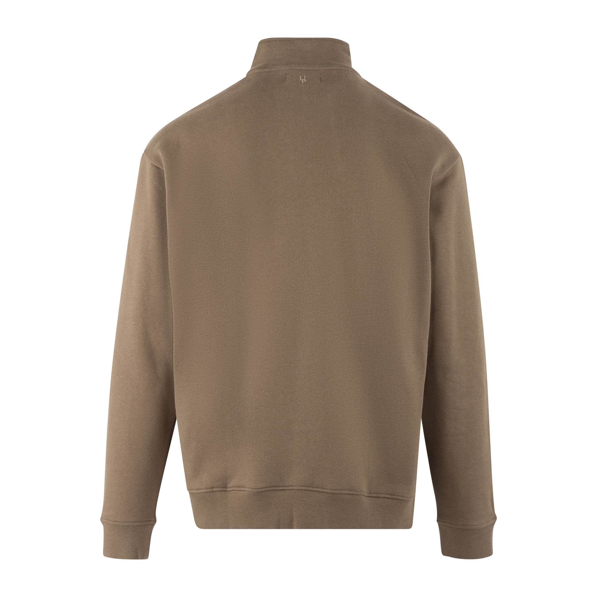 Urban Pioneers Male Thorin Half-zip SWEATER COCOLATE CHIP