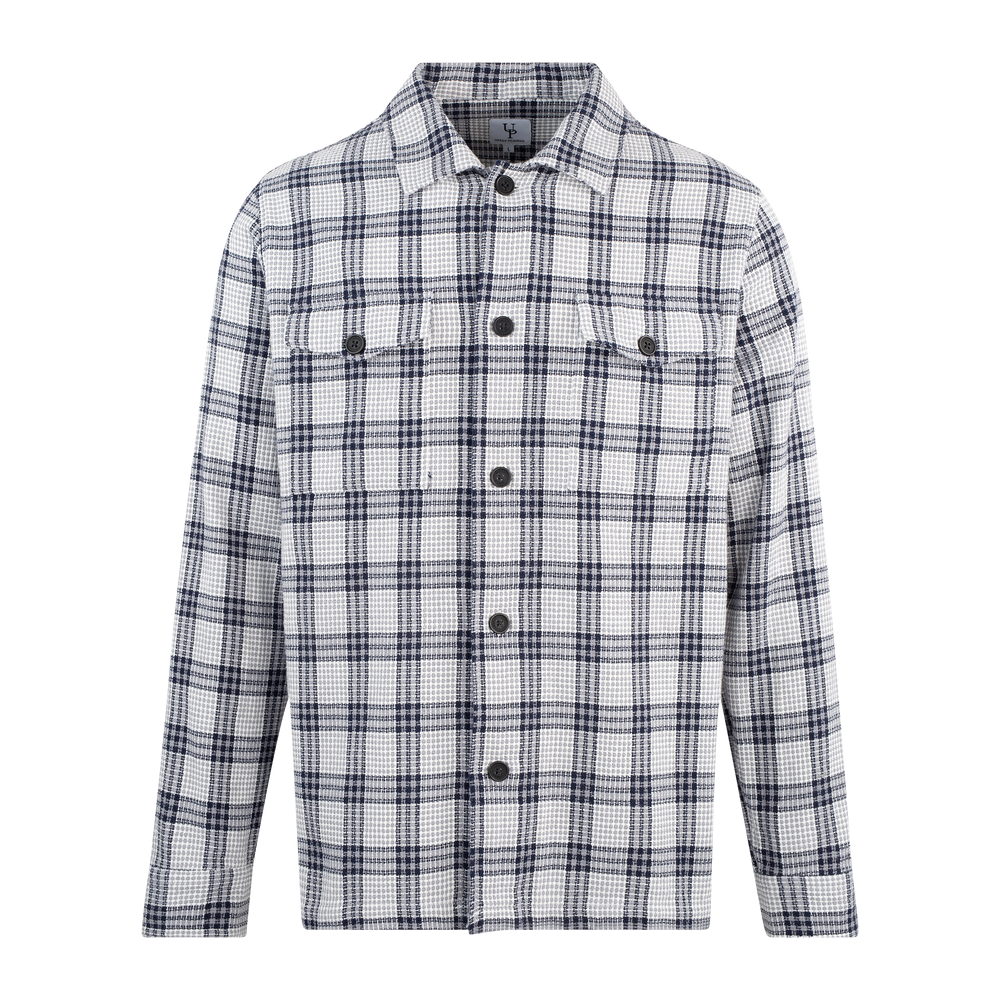 Urban Pioneers Male Tiago Overshirt SHIRT NAVY CHECK
