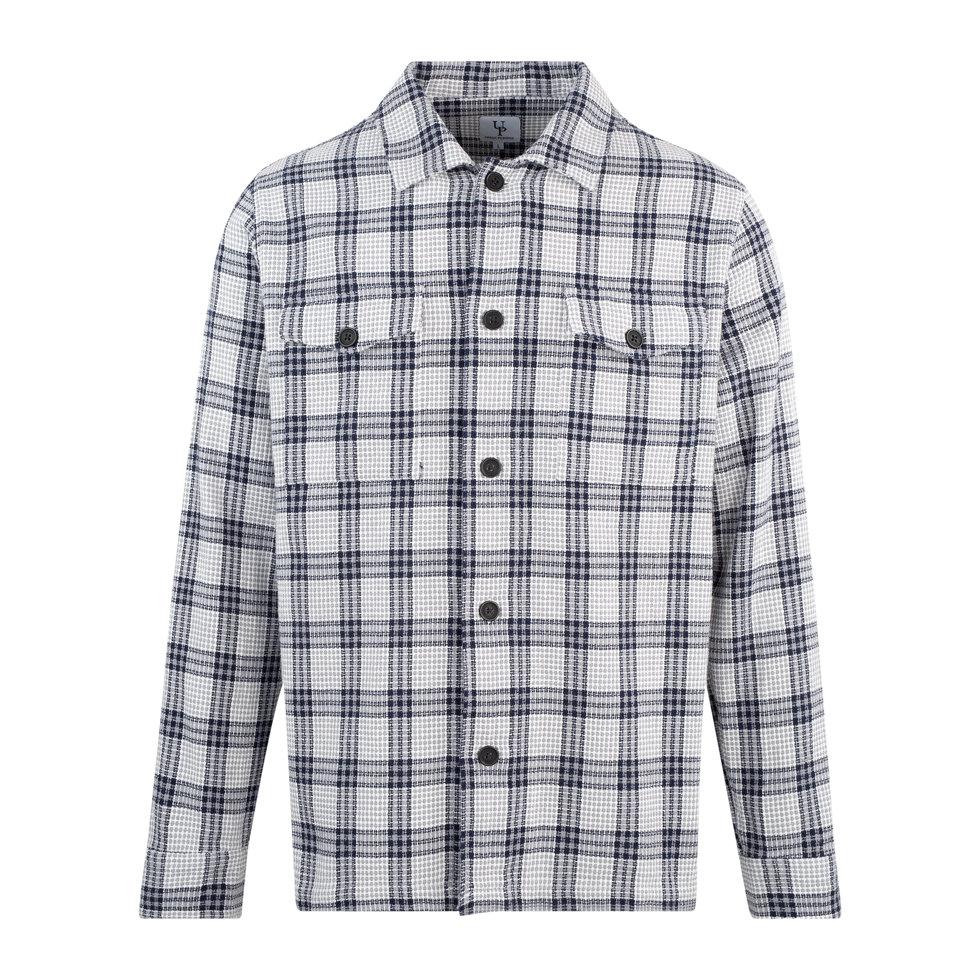 Urban Pioneers Male Tiago Overshirt SHIRT NAVY CHECK
