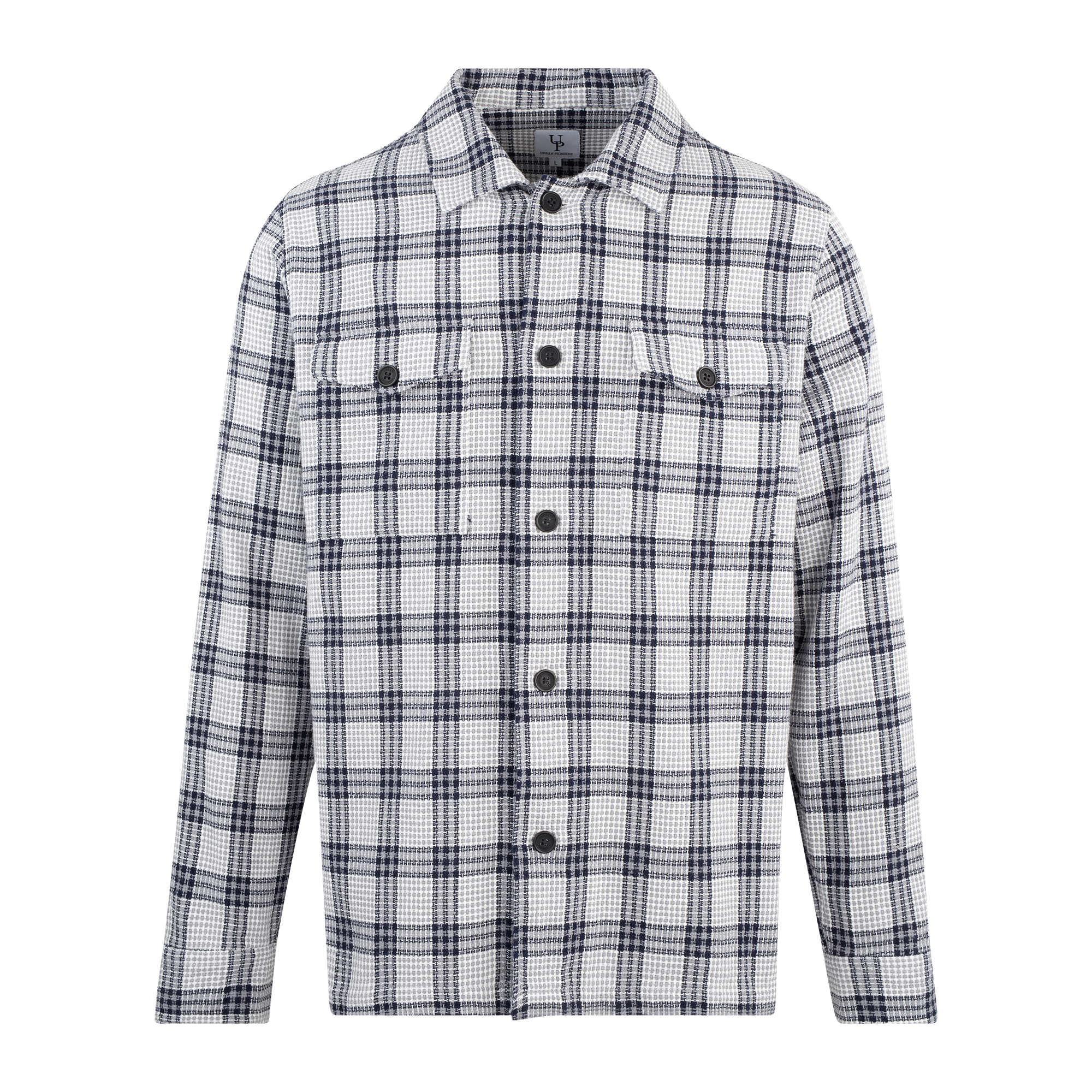 Urban Pioneers Male Tiago Overshirt SHIRT NAVY CHECK