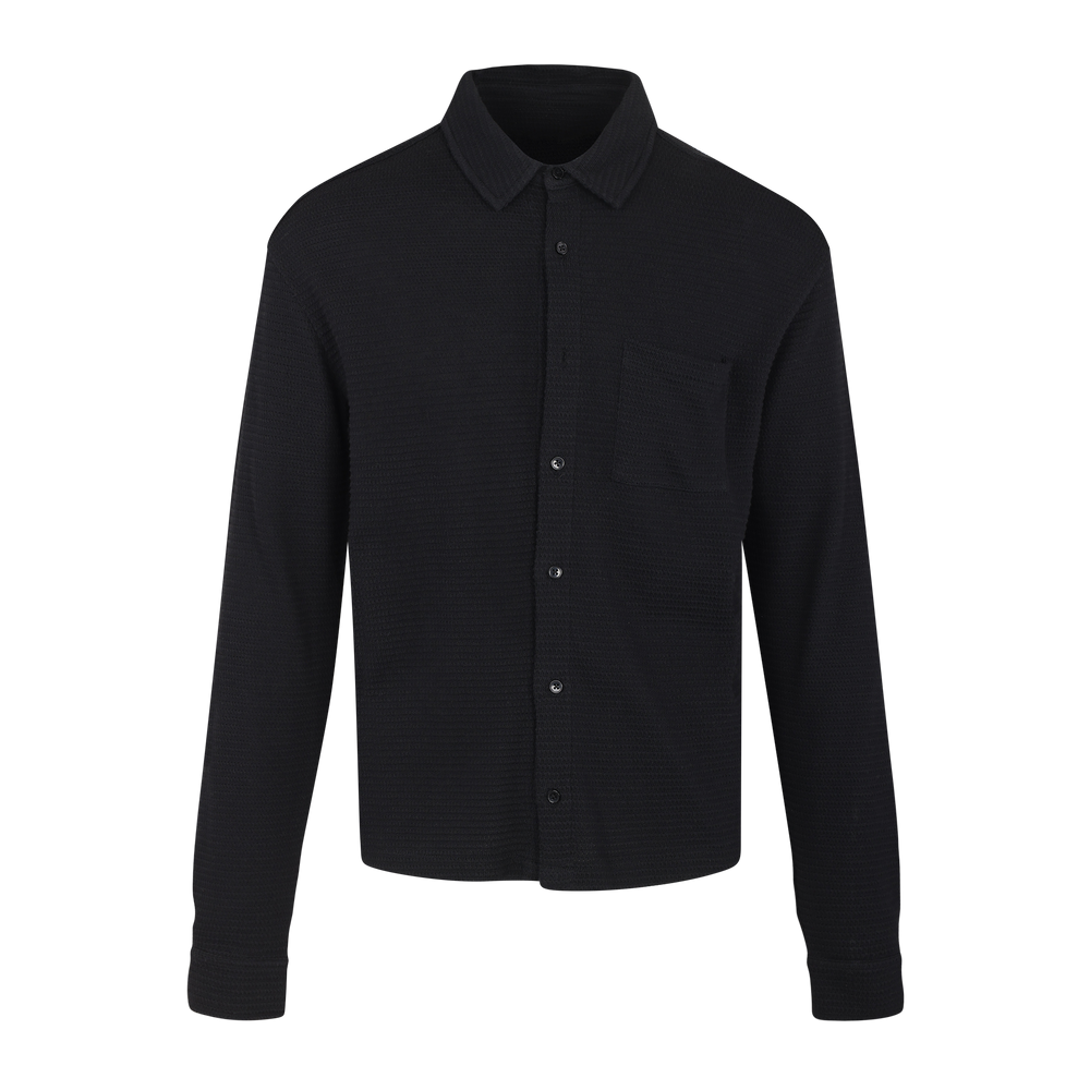 Urban Pioneers Male Tito LS SHIRT BLACK