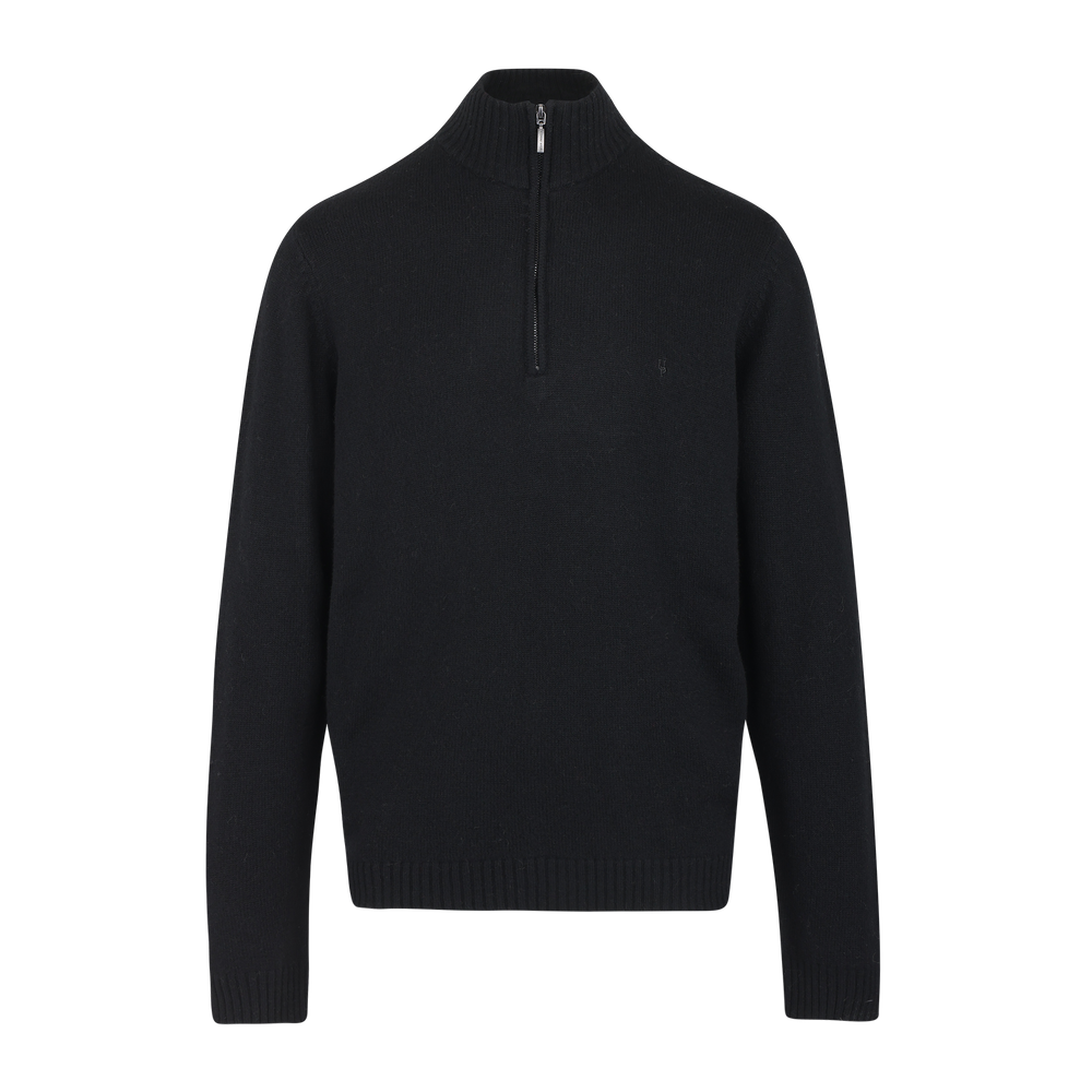 Urban Pioneers Male Tommi Half-zip SWEATER BLACK