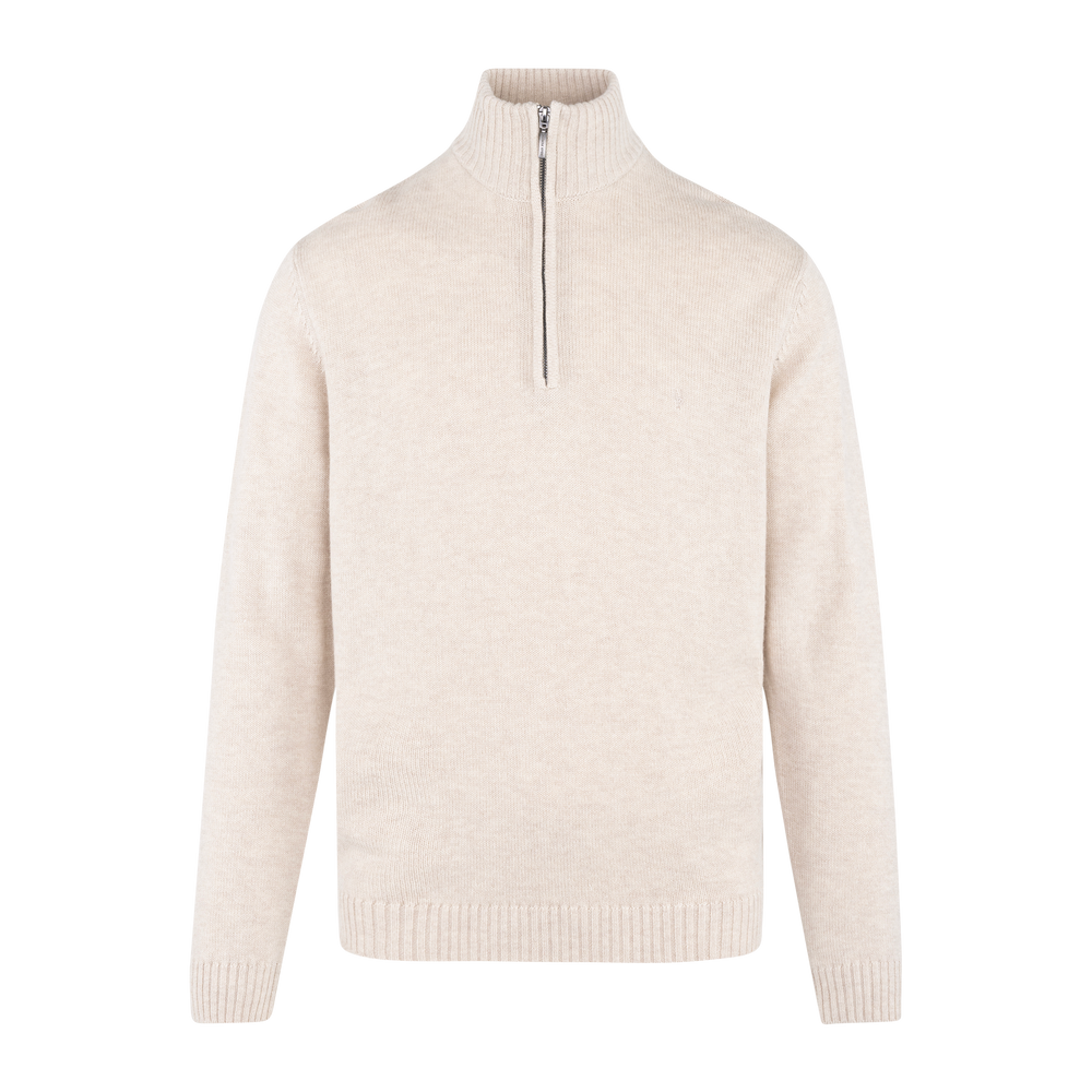Urban Pioneers Male Tommi Half-zip SWEATER OATMEAL
