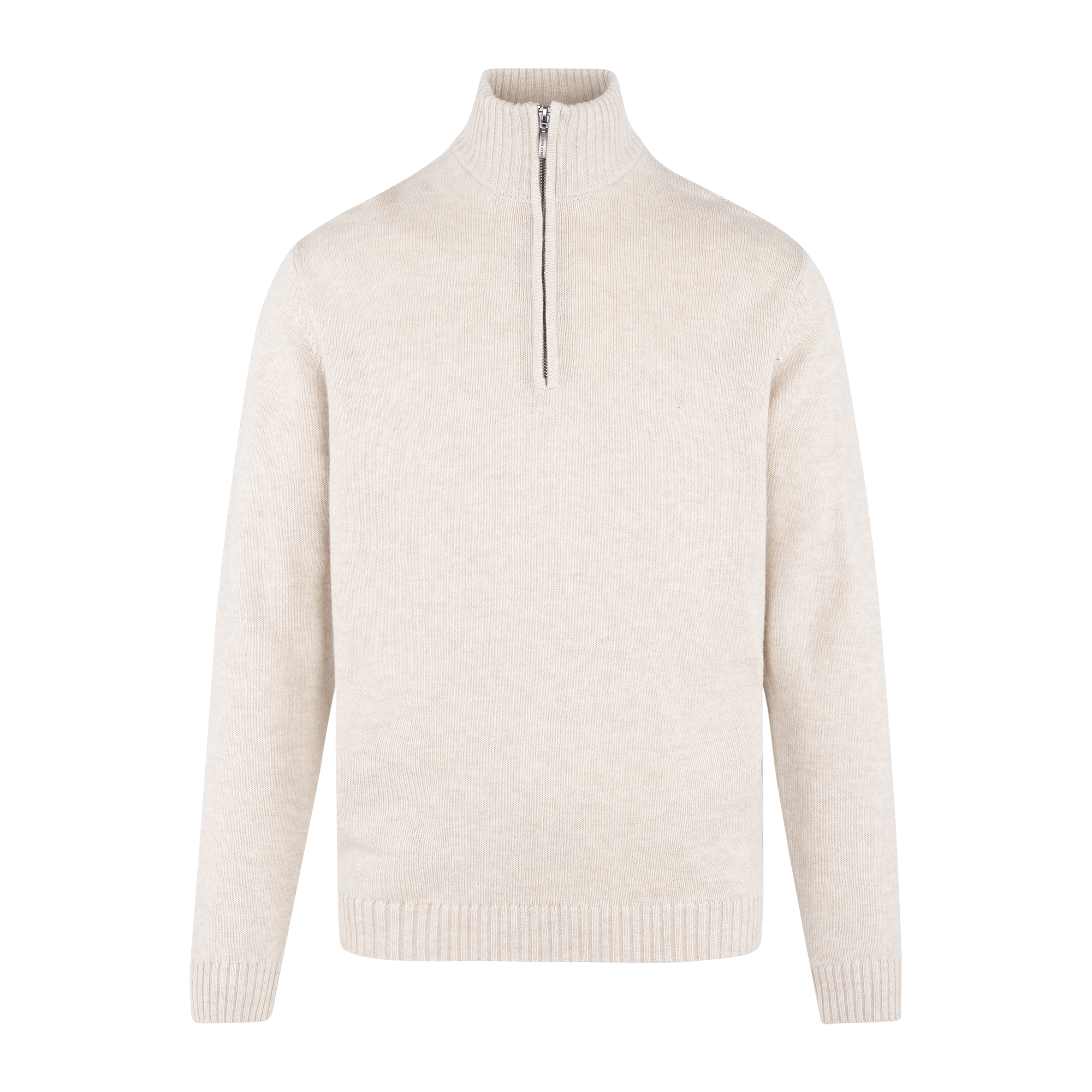Urban Pioneers Male Tommi Half-zip SWEATER OATMEAL