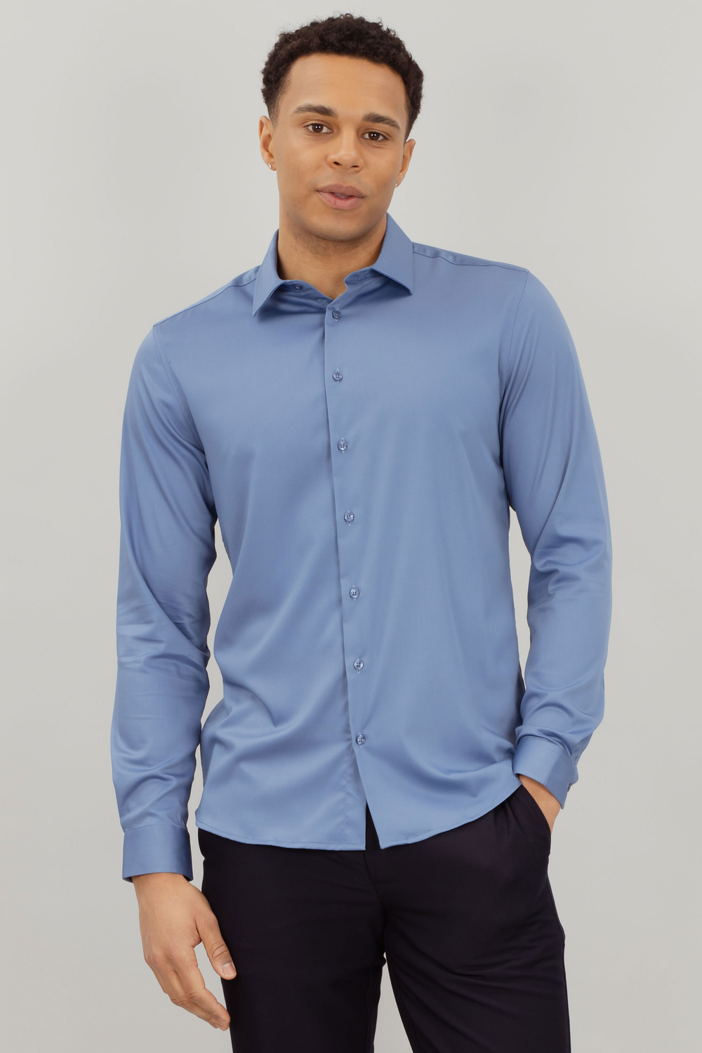 Urban Pioneers Male Totti Shirt SHIRT MOONLIGHT BLUE
