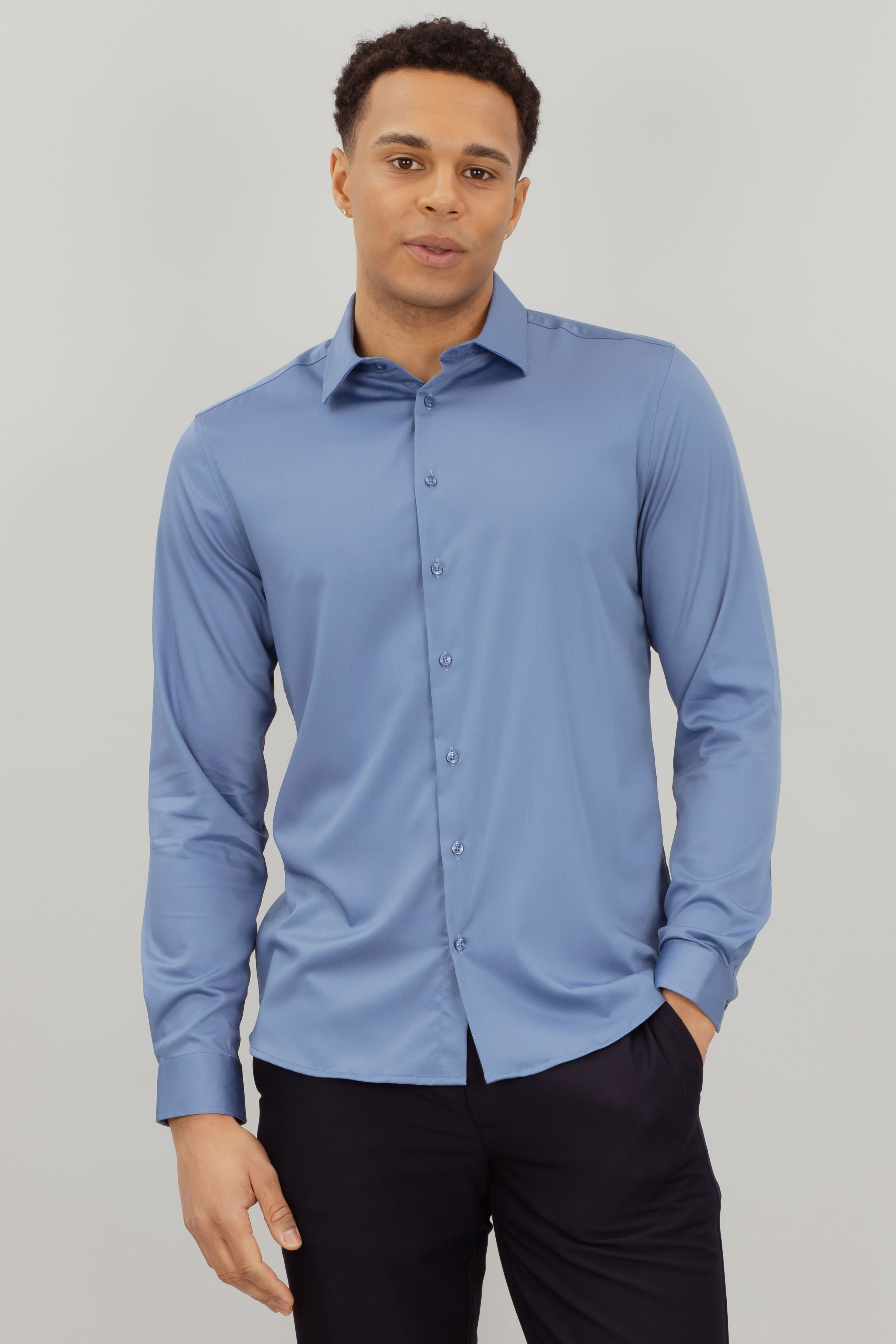 Urban Pioneers Male Totti Shirt SHIRT MOONLIGHT BLUE