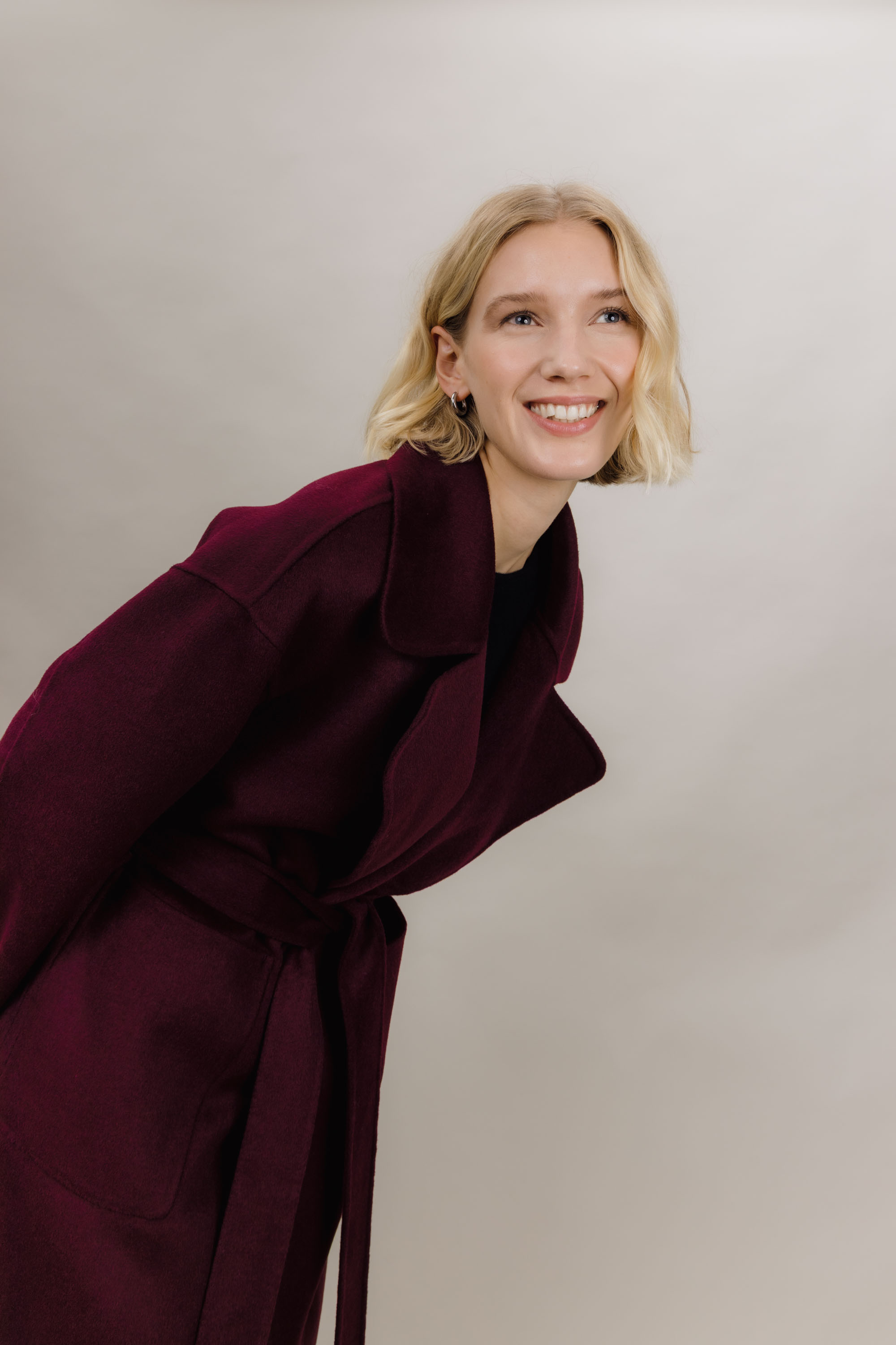 Urban Pioneers Female Ulla Coat COAT BURGUNDY