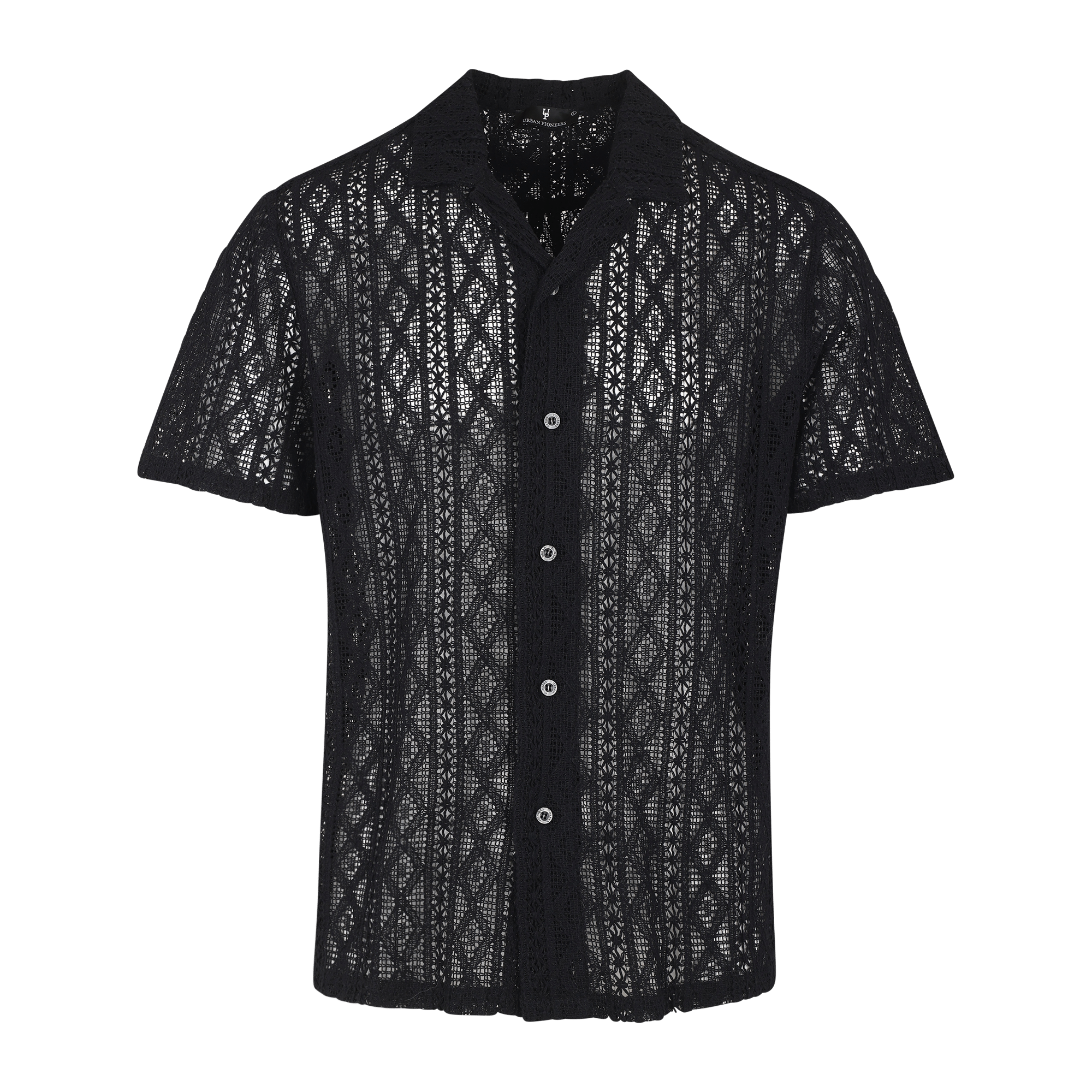 Urban Pioneers Male Valentino SS SHIRT BLACK