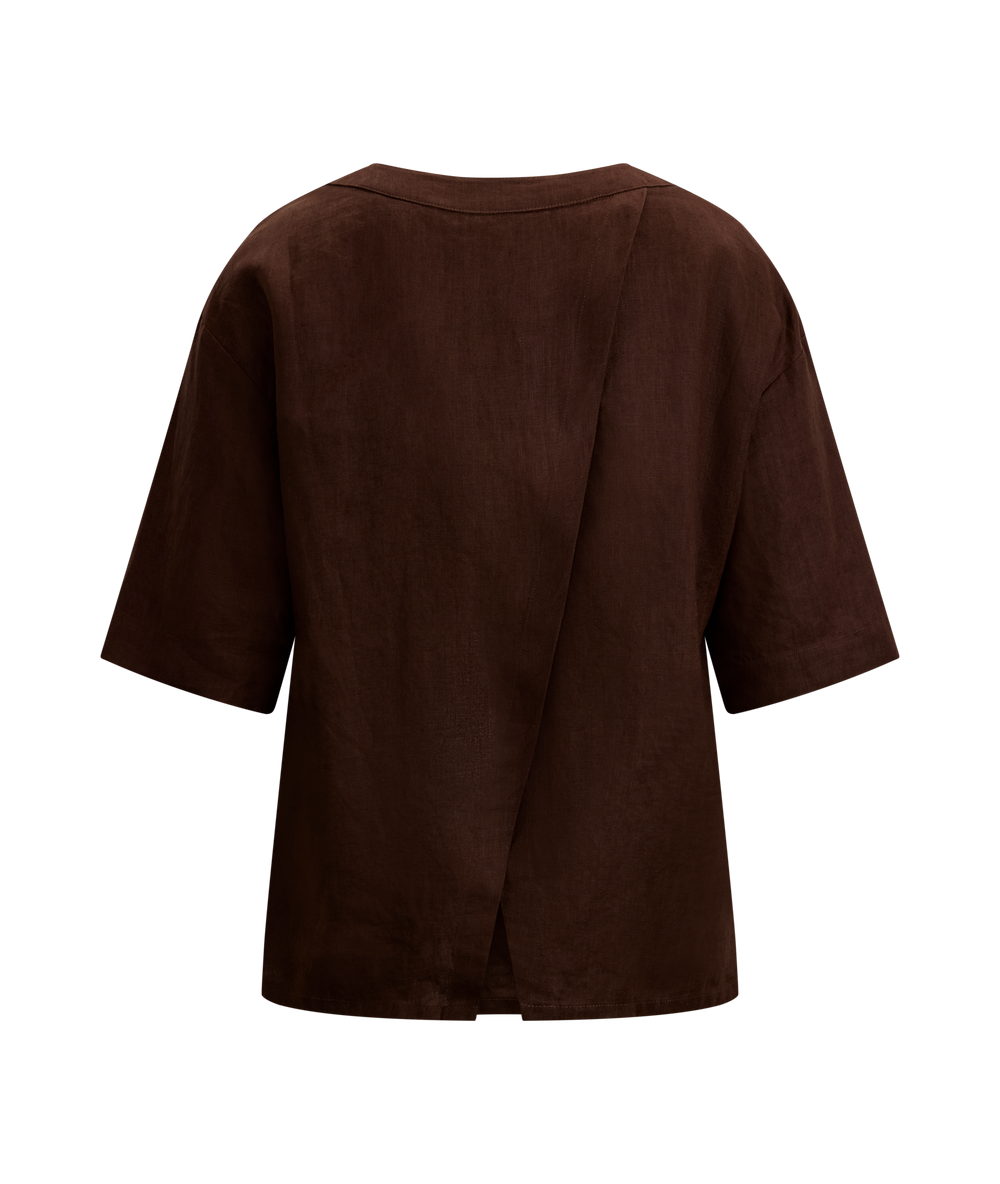 Urban Pioneers Female Valeria Tee T-SHIRT BLACK COFFEE